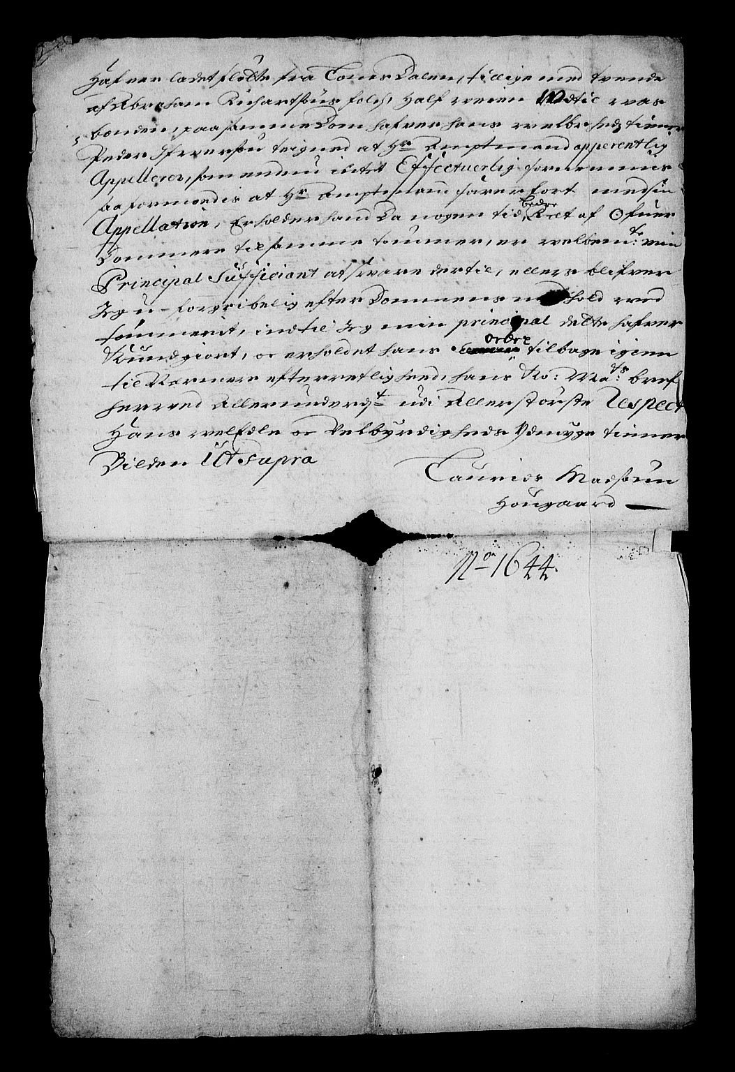 Stattholderembetet 1572-1771, AV/RA-EA-2870/Af/L0002: Avskrifter av vedlegg til originale supplikker, nummerert i samsvar med supplikkbøkene, 1687-1689, p. 156