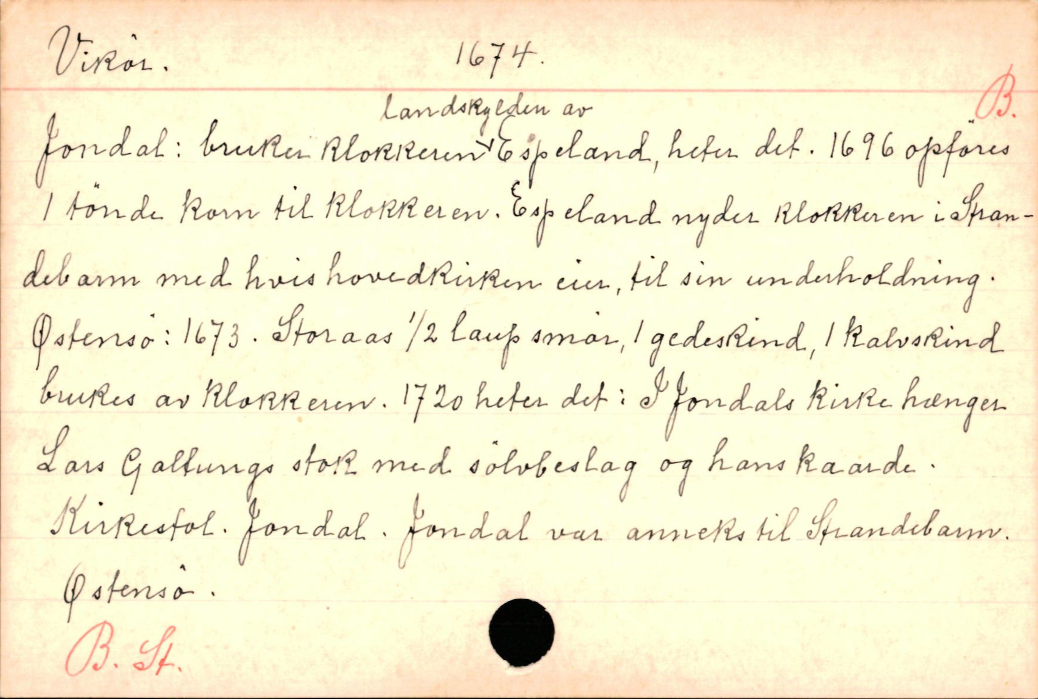 Haugen, Johannes - lærer, AV/SAB-SAB/PA-0036/01/L0001: Om klokkere og lærere, 1521-1904, p. 5593