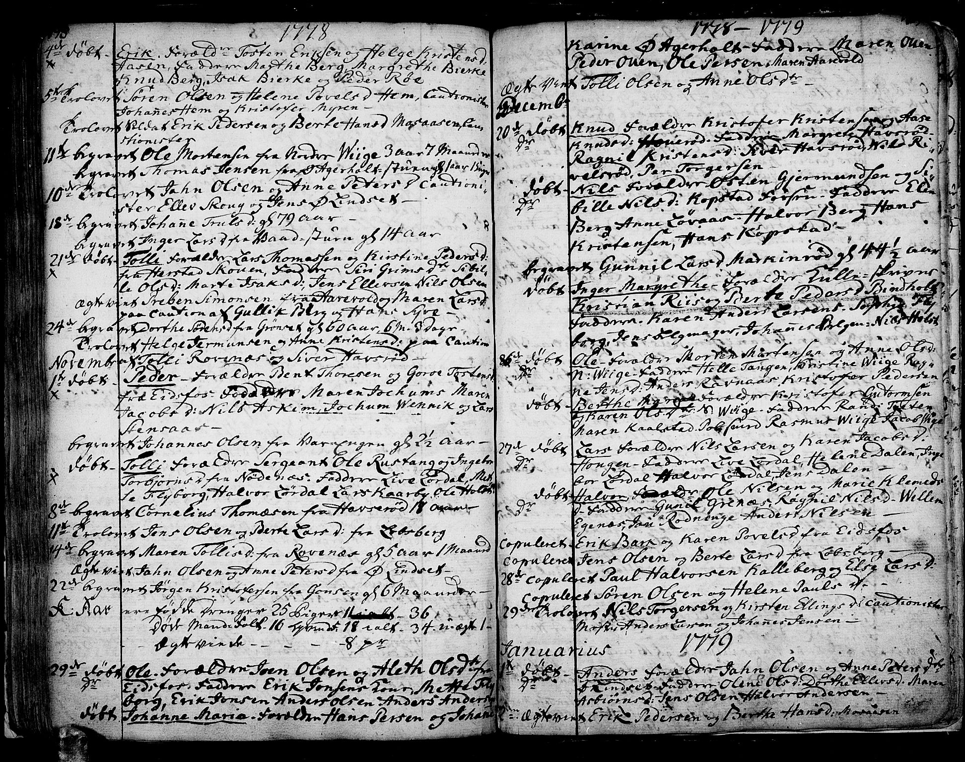 Hof kirkebøker, AV/SAKO-A-64/F/Fa/L0002: Parish register (official) no. I 2, 1746-1781, p. 198-199