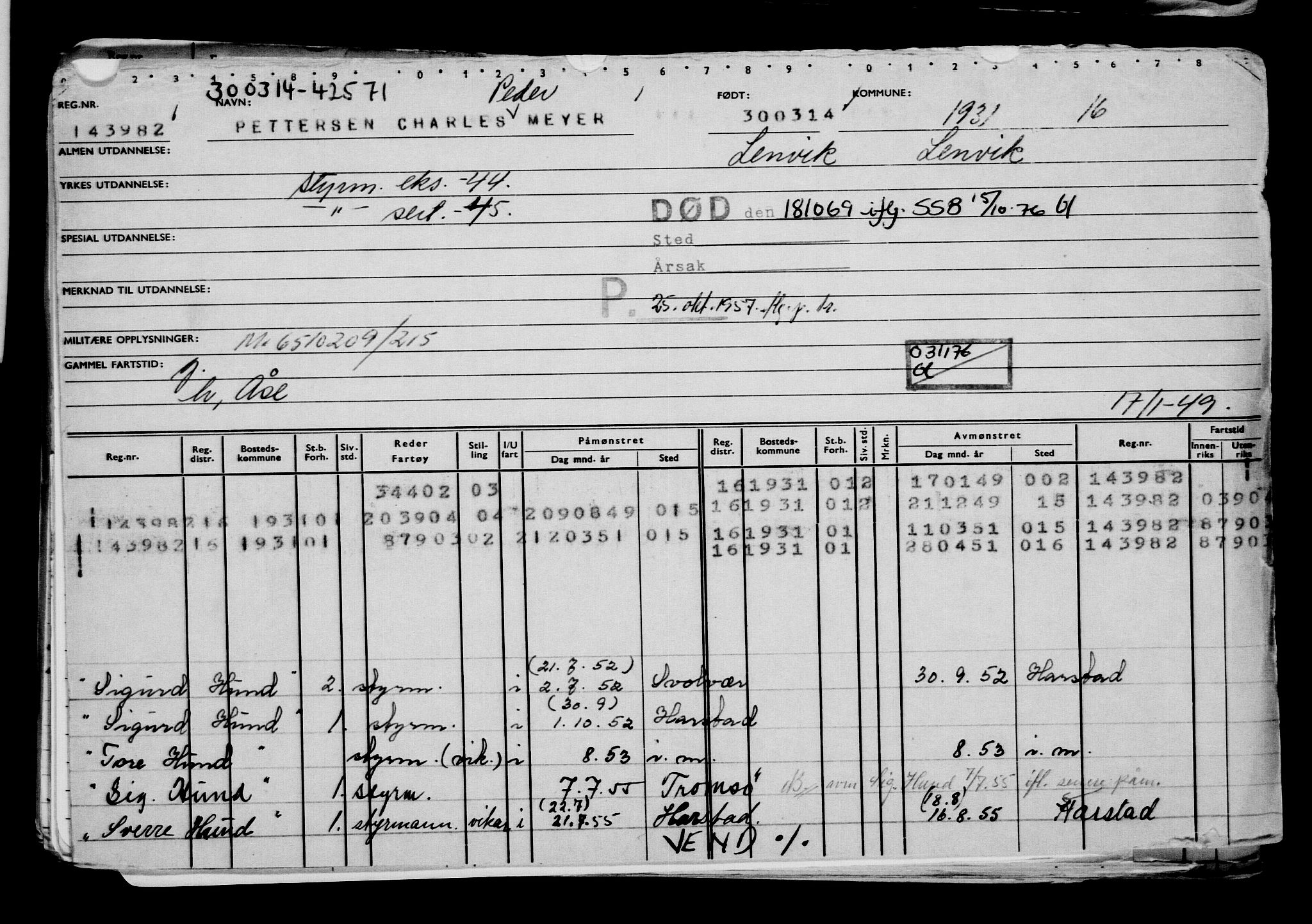 Direktoratet for sjømenn, AV/RA-S-3545/G/Gb/L0119: Hovedkort, 1914, p. 579