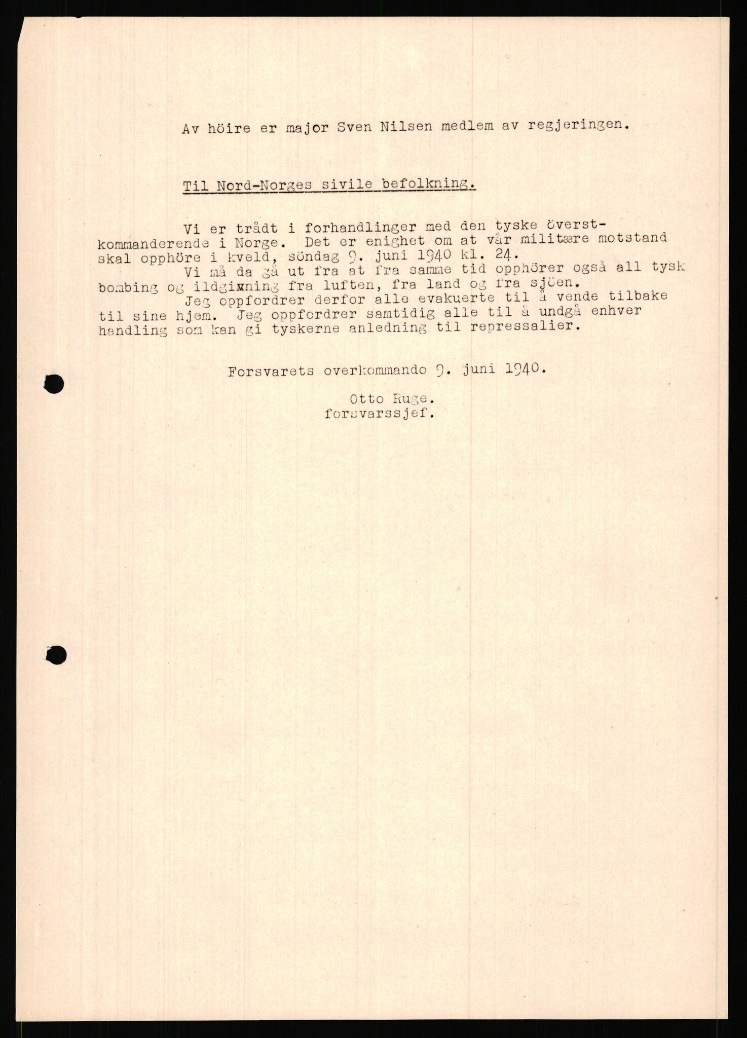 Forsvaret, Forsvarets krigshistoriske avdeling, AV/RA-RAFA-2017/Y/Ya/L0031: II-C-11-51 - Hærens overkommando, 1940, p. 765