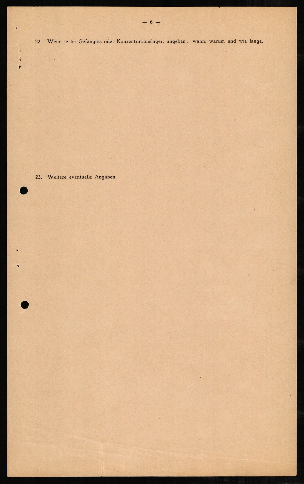 Forsvaret, Forsvarets overkommando II, RA/RAFA-3915/D/Db/L0001: CI Questionaires. Tyske okkupasjonsstyrker i Norge. Tyskere., 1945-1946, p. 355