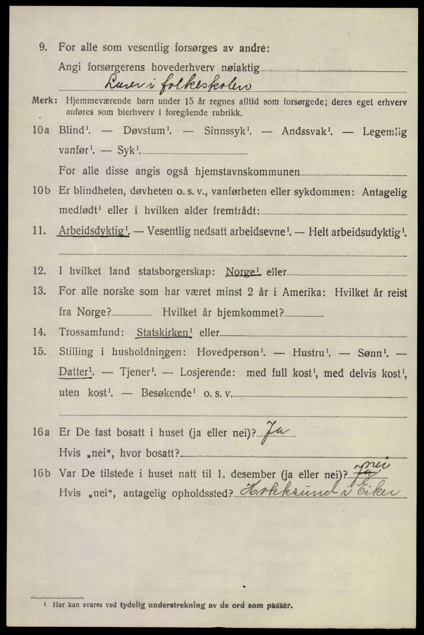 SAKO, 1920 census for Modum, 1920, p. 8358