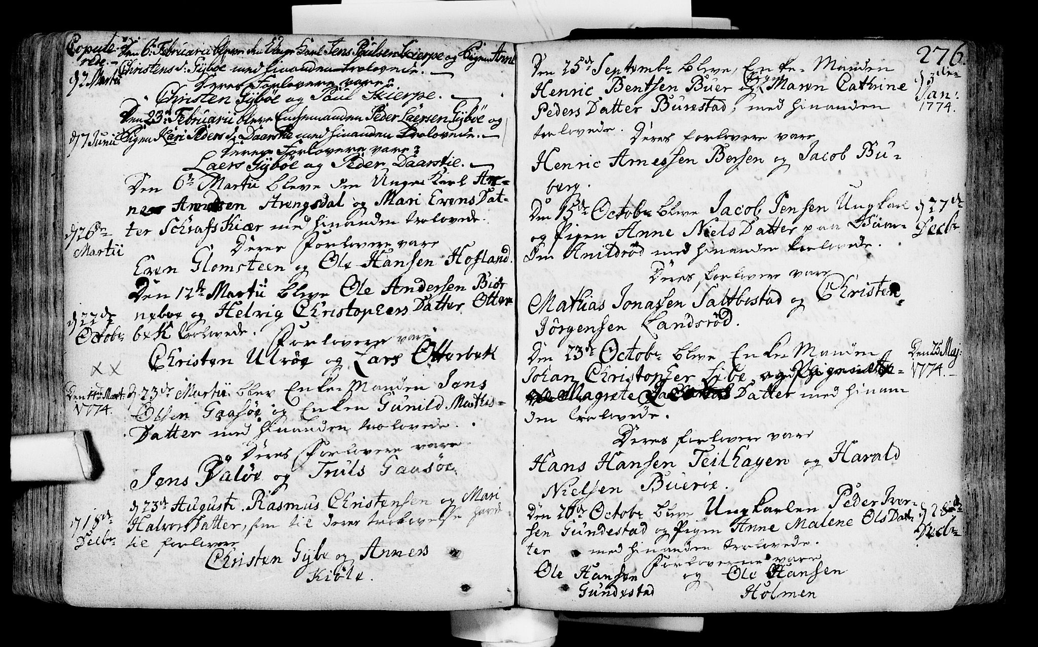 Nøtterøy kirkebøker, AV/SAKO-A-354/F/Fa/L0002: Parish register (official) no. I 2, 1738-1790, p. 276