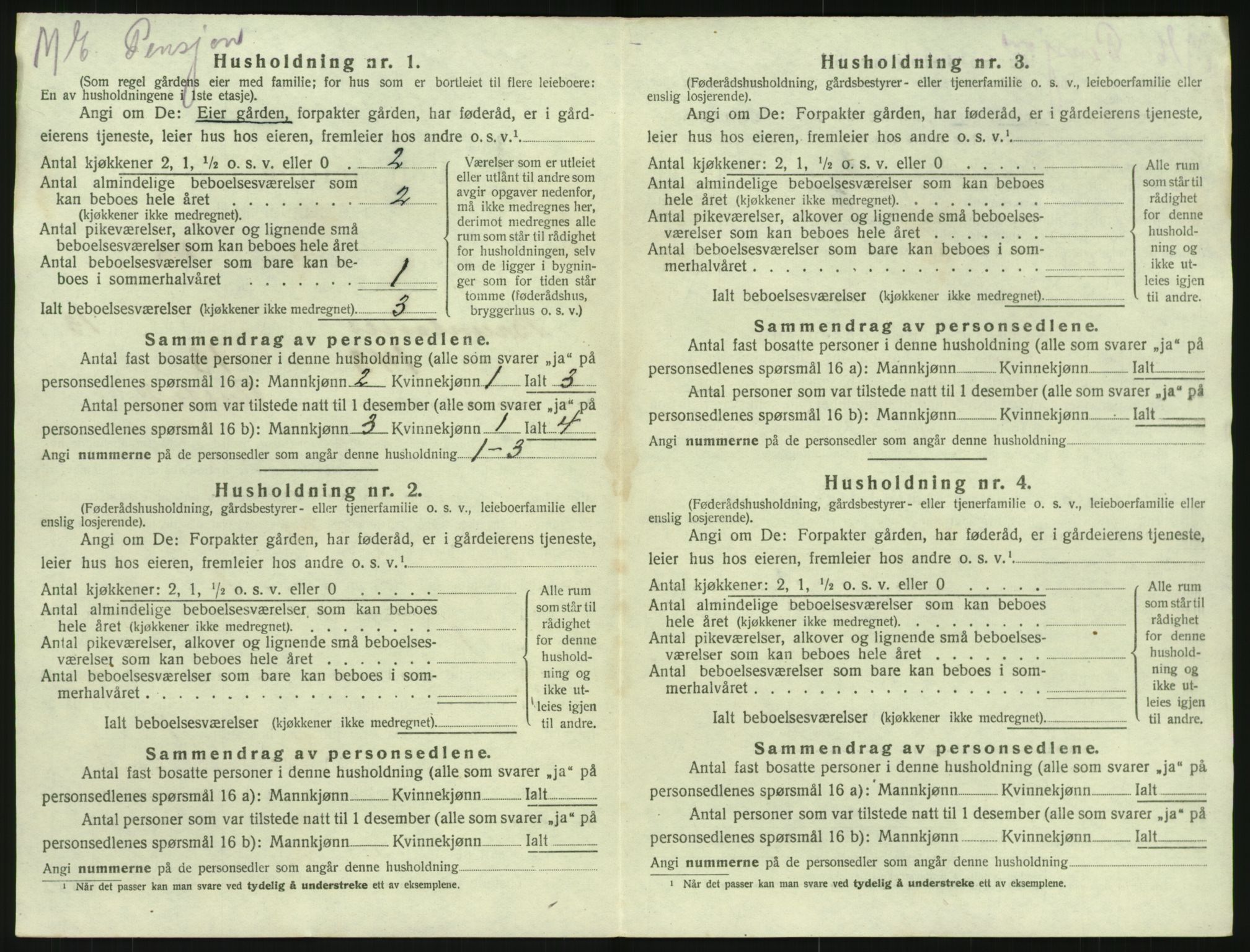 SAKO, 1920 census for Brunlanes, 1920, p. 1840