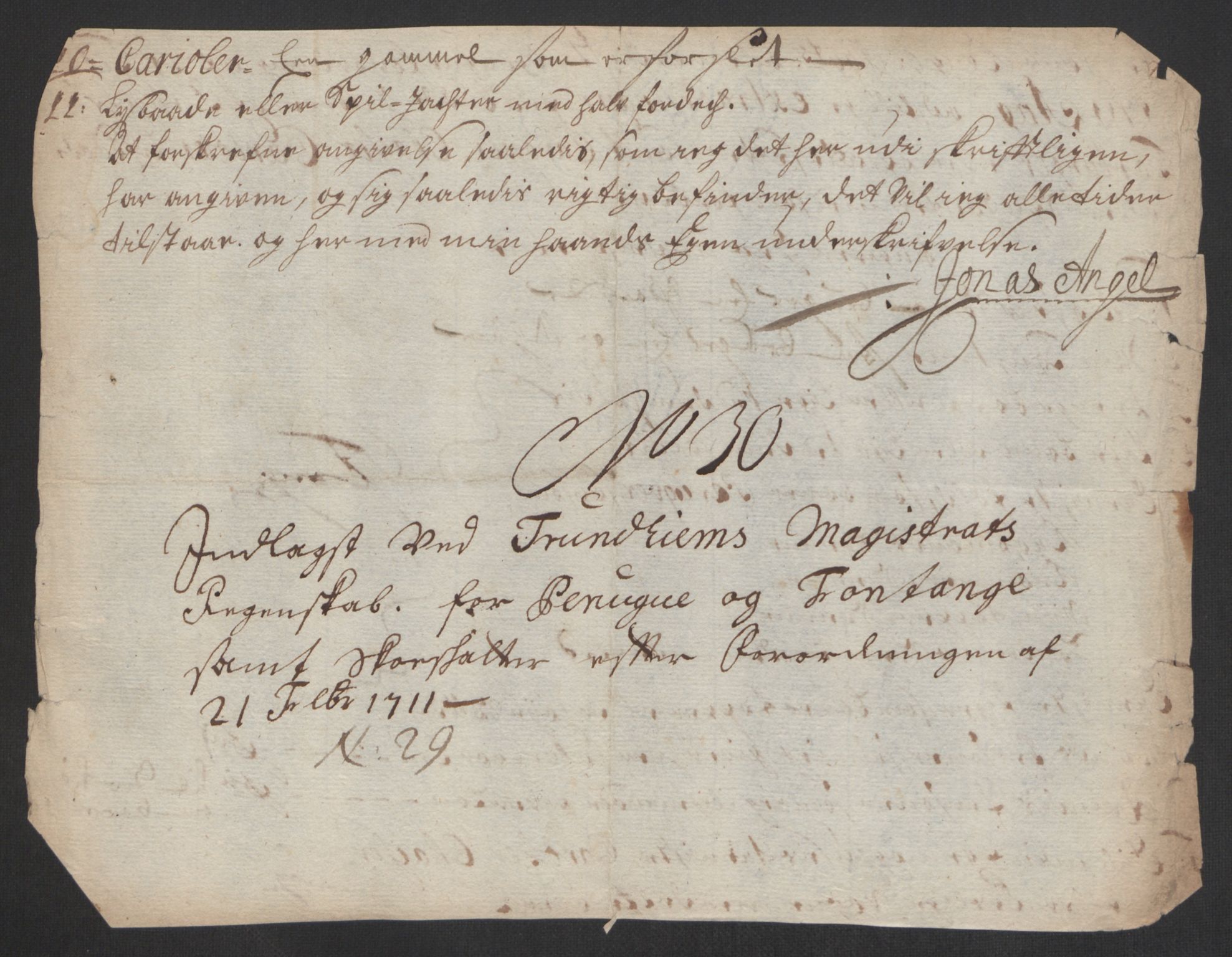 Rentekammeret inntil 1814, Reviderte regnskaper, Byregnskaper, AV/RA-EA-4066/R/Rs/L0507: [S3] Kontribusjonsregnskap, 1699-1711, p. 546