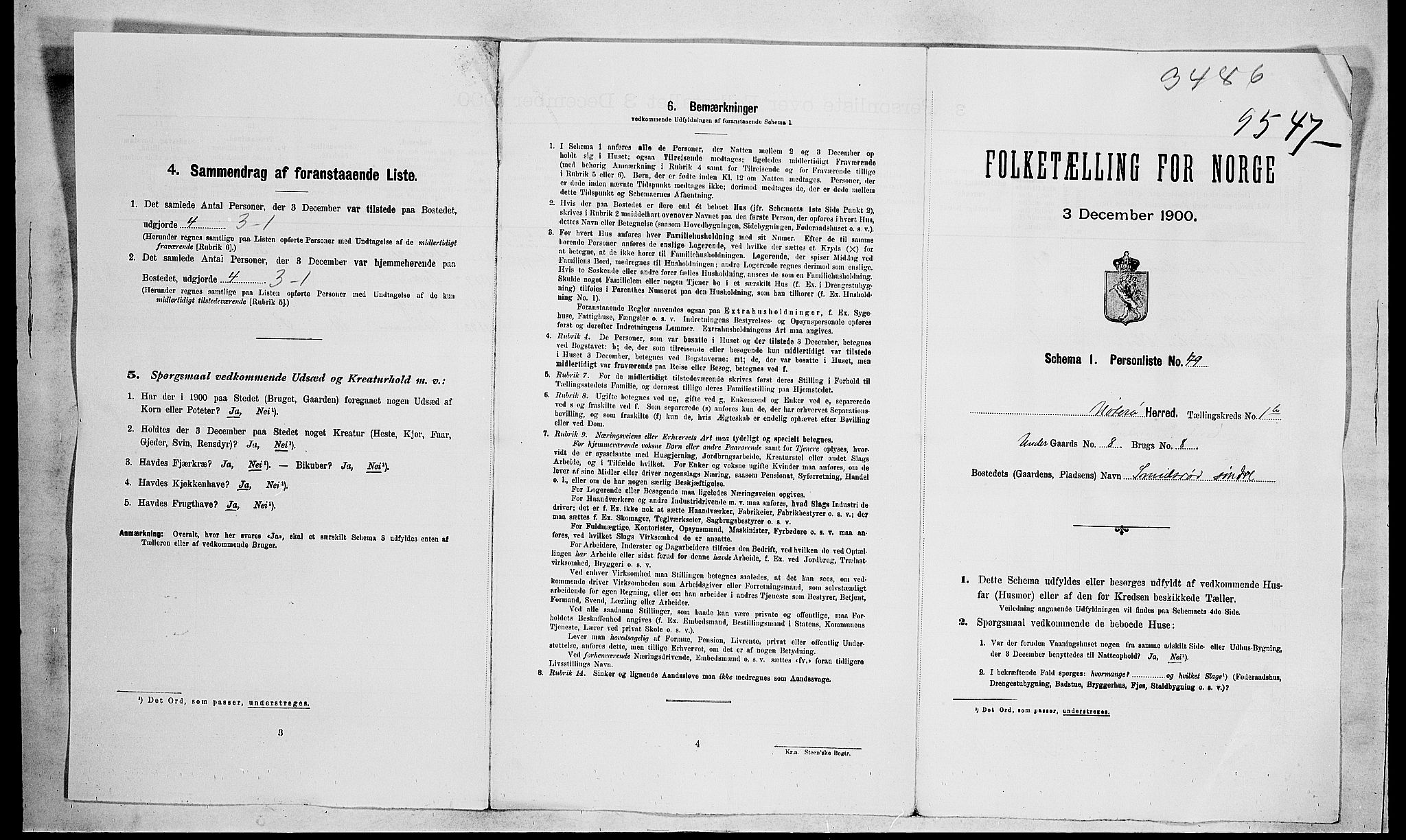 RA, 1900 census for Nøtterøy, 1900, p. 55