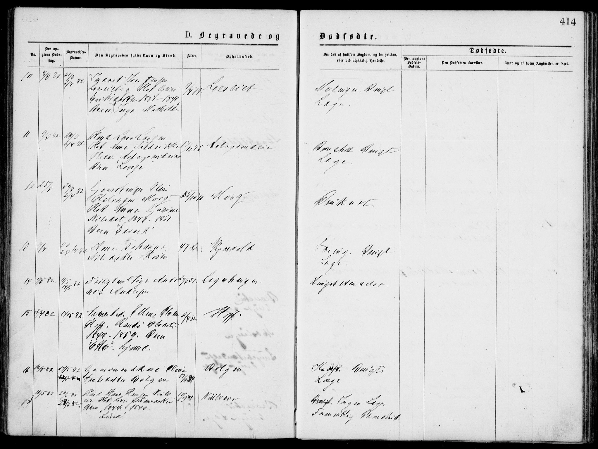 Norderhov kirkebøker, SAKO/A-237/G/Gb/L0001: Parish register (copy) no. II 1, 1876-1899, p. 414