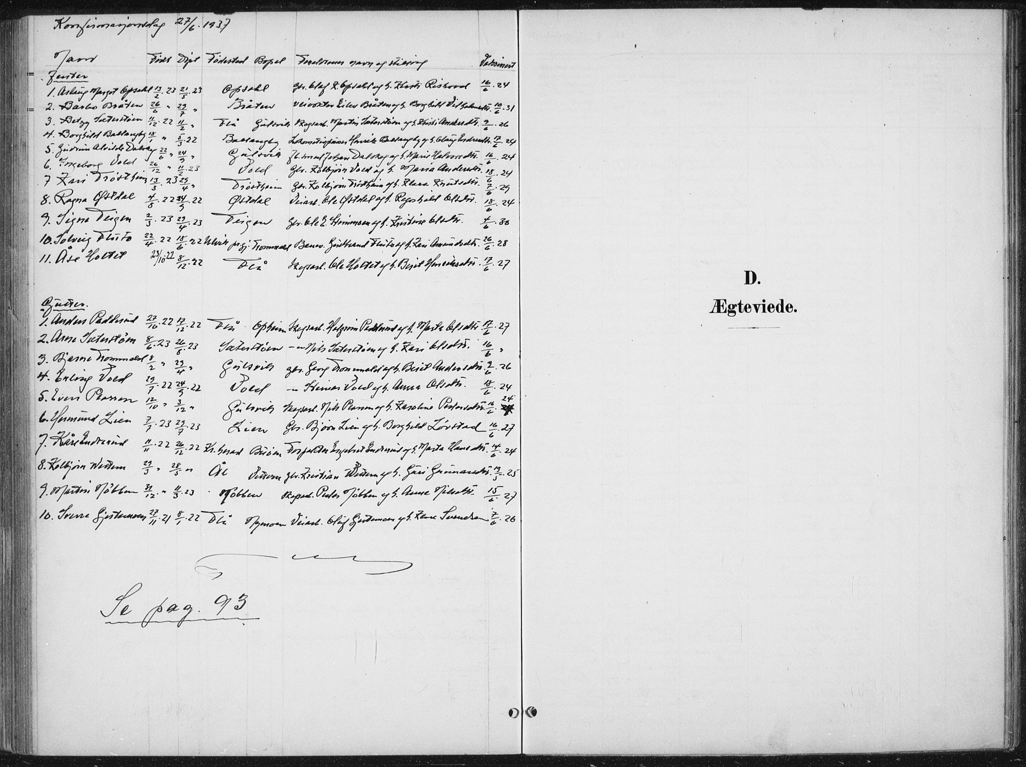 Nes kirkebøker, SAKO/A-236/G/Gb/L0001: Parish register (copy) no. II 1, 1901-1939