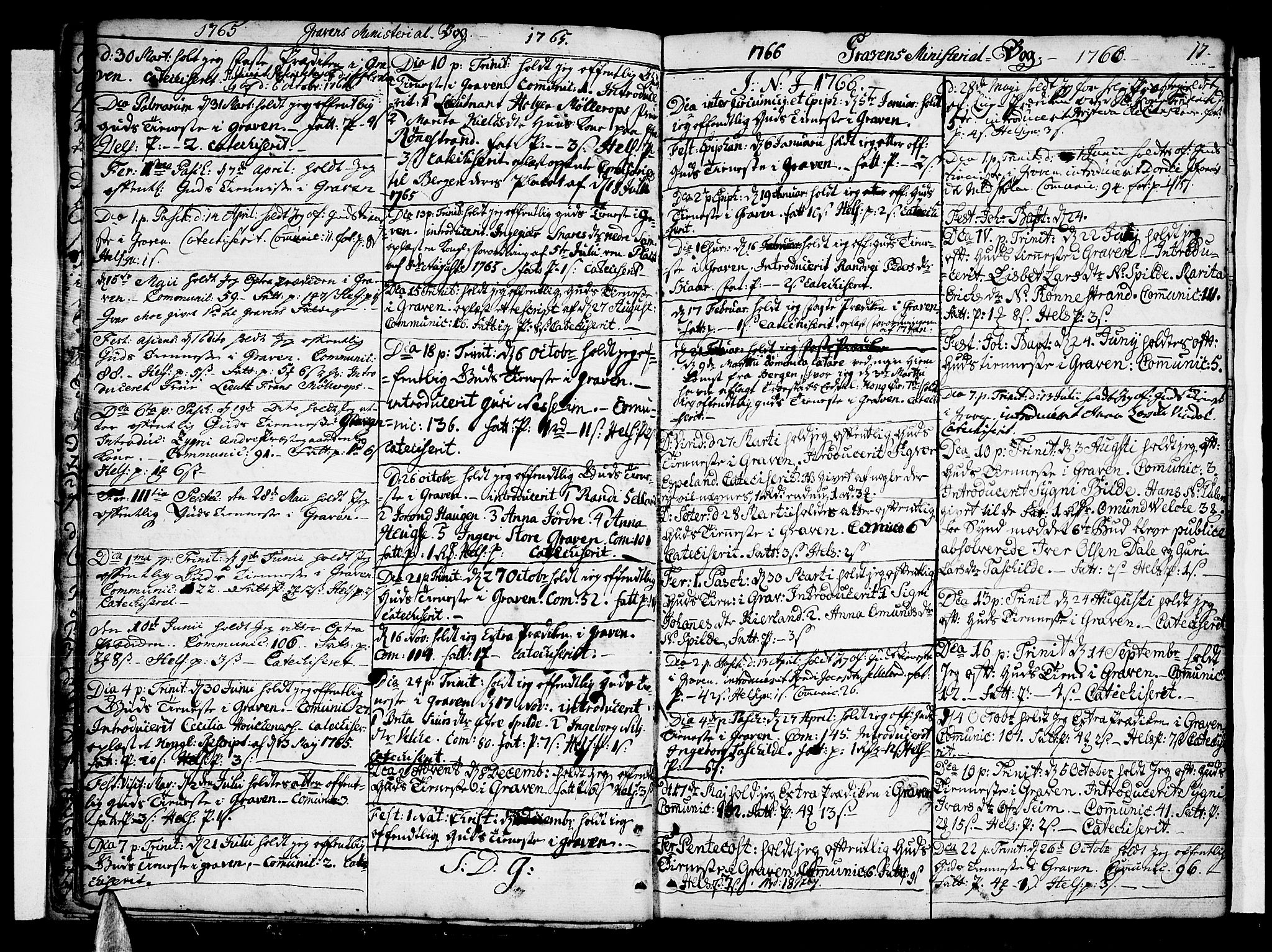 Ulvik sokneprestembete, SAB/A-78801/H/Haa: Parish register (official) no. A 10, 1745-1792, p. 17