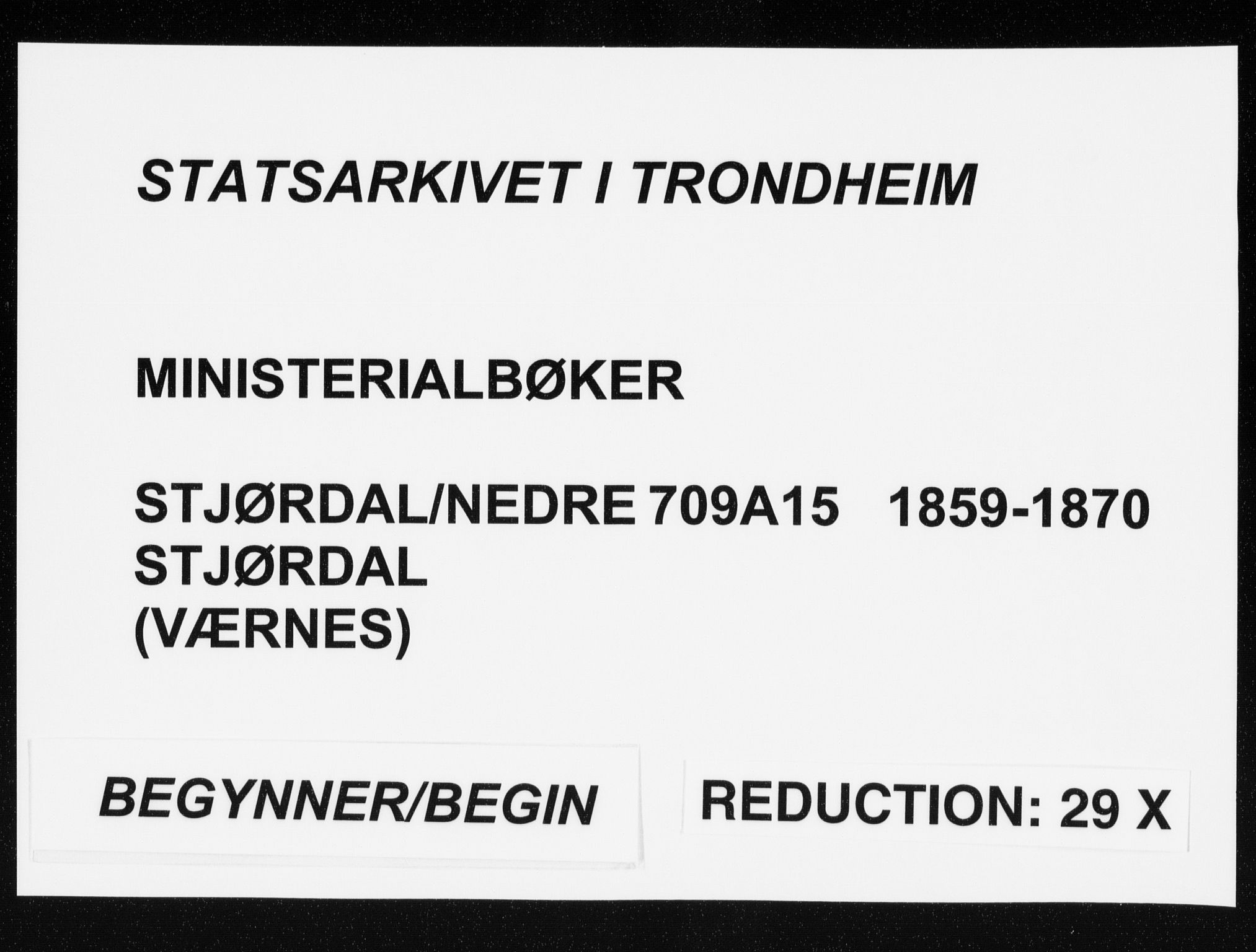 Ministerialprotokoller, klokkerbøker og fødselsregistre - Nord-Trøndelag, SAT/A-1458/709/L0075: Parish register (official) no. 709A15, 1859-1870