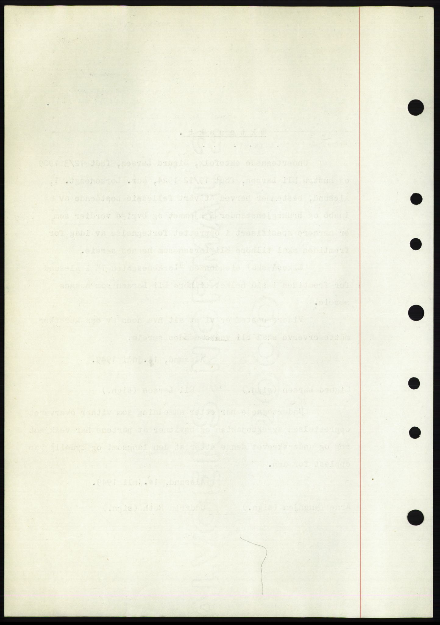 Ålesund byfogd, AV/SAT-A-4384: Mortgage book no. B36-38, 1948-1950, Diary no: : 459/1950