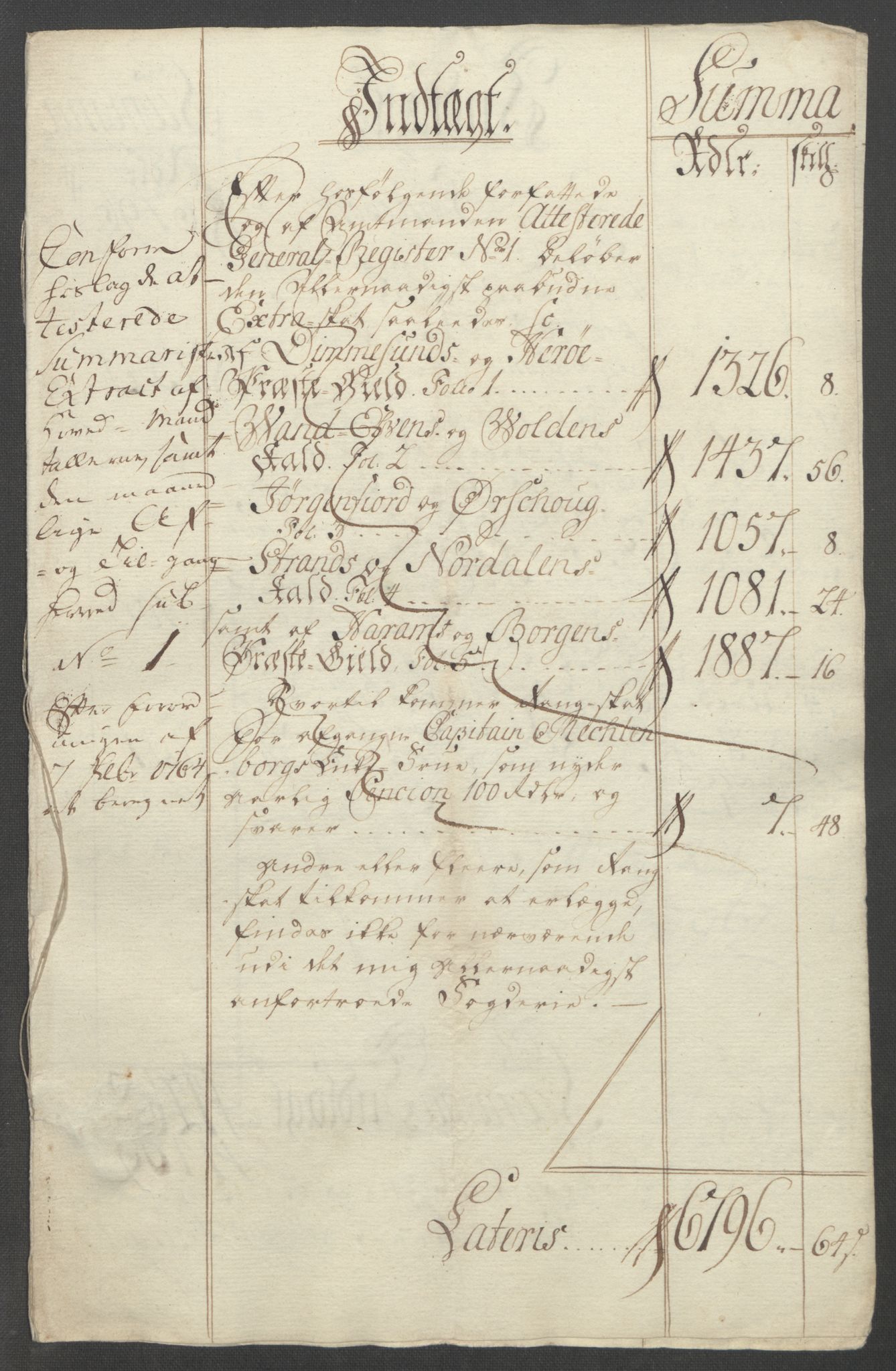 Rentekammeret inntil 1814, Reviderte regnskaper, Fogderegnskap, RA/EA-4092/R54/L3645: Ekstraskatten Sunnmøre, 1762-1772, p. 139