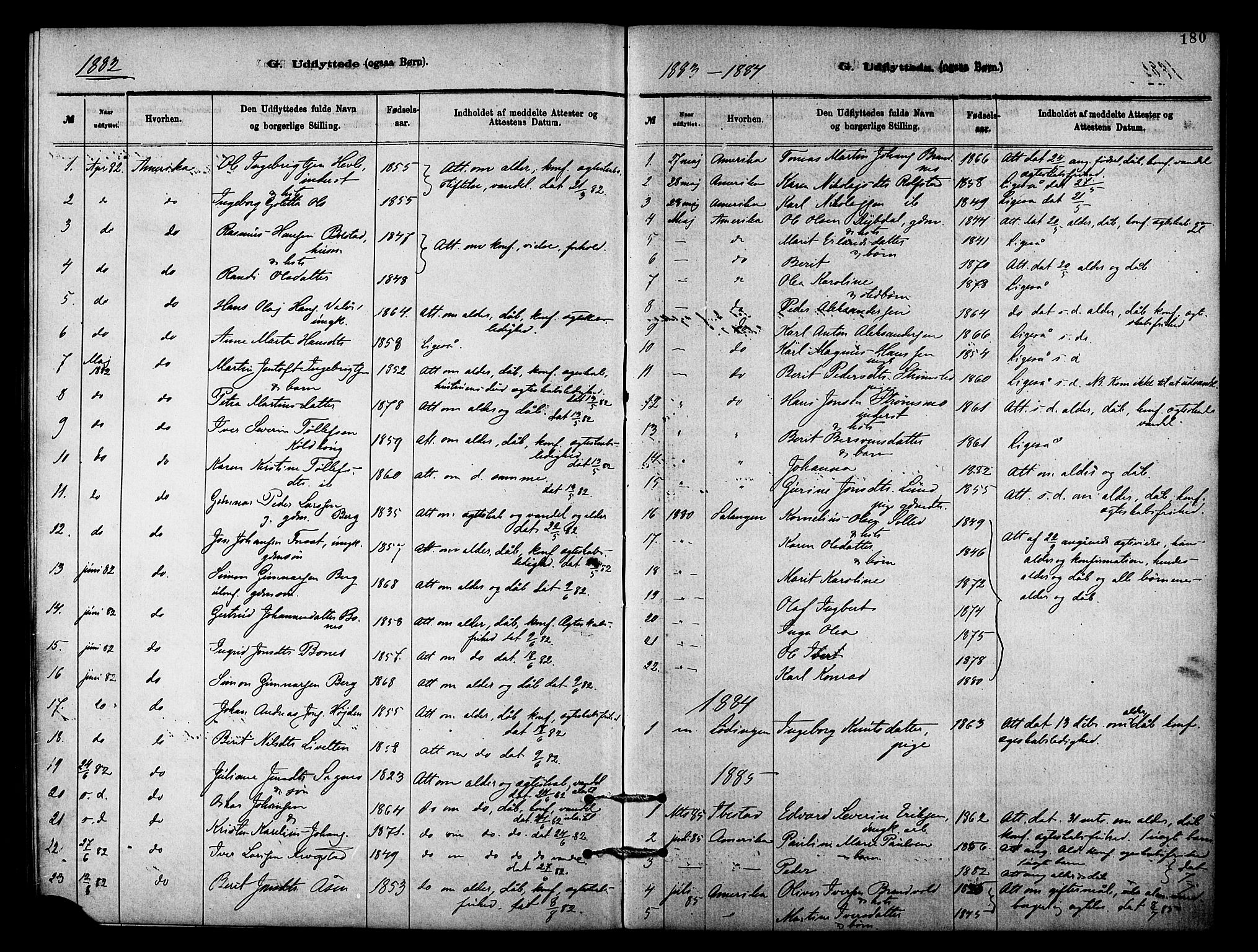 Målselv sokneprestembete, SATØ/S-1311/G/Ga/Gaa/L0009kirke: Parish register (official) no. 9, 1878-1889, p. 180