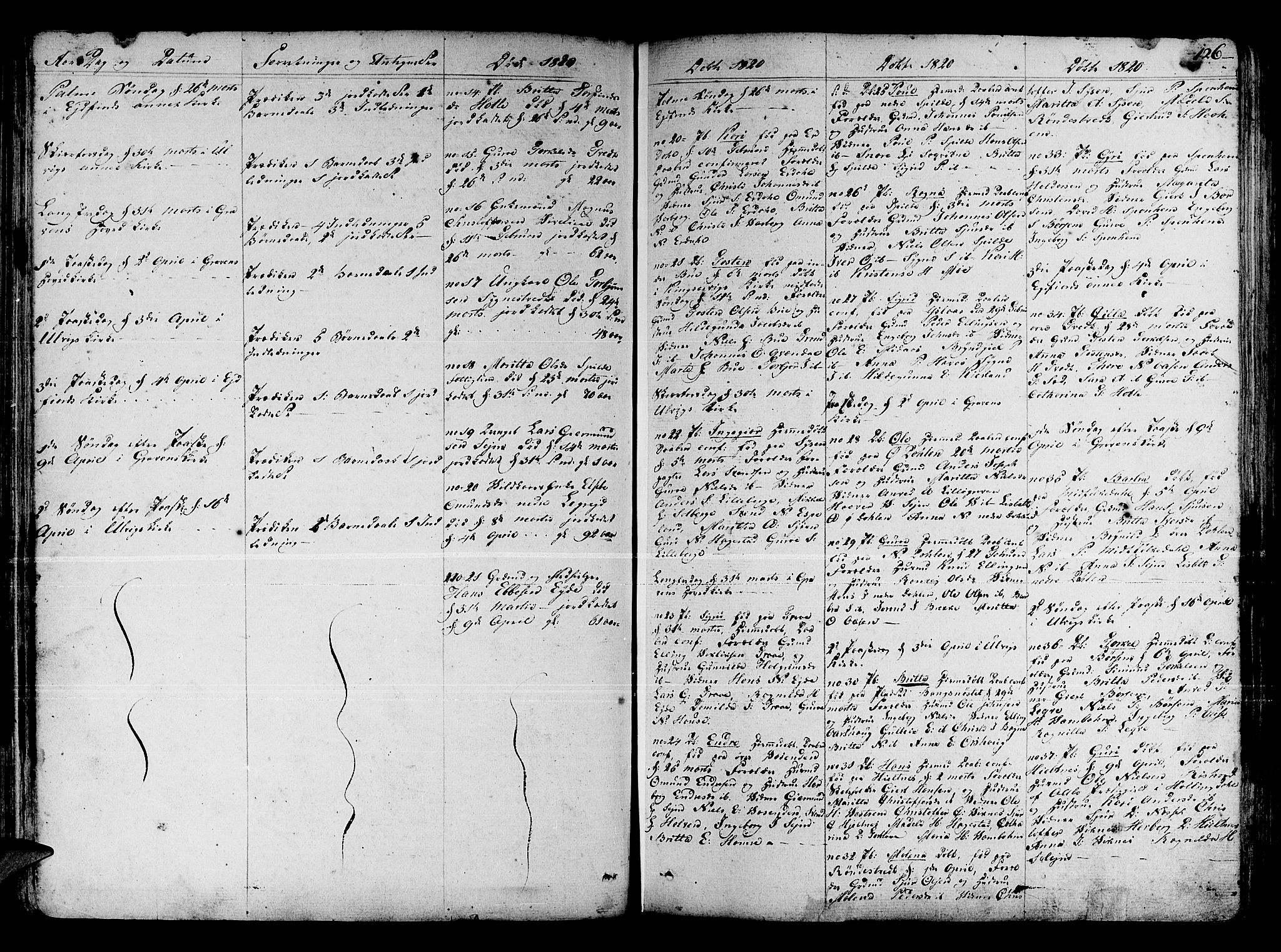 Ulvik sokneprestembete, AV/SAB-A-78801/H/Haa: Parish register (official) no. A 11, 1793-1838, p. 126