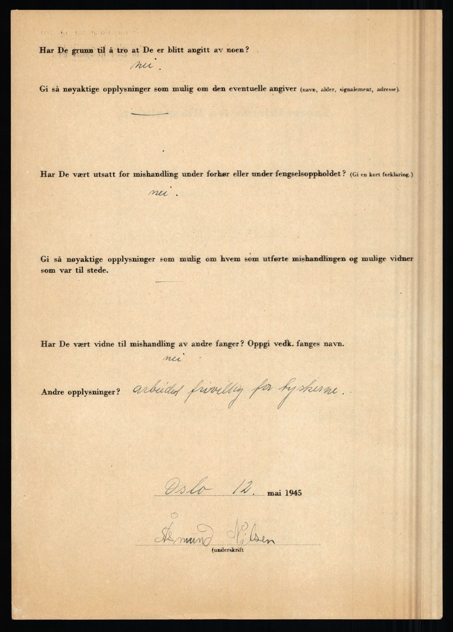 Rikspolitisjefen, AV/RA-S-1560/L/L0012: Mogensen, Øivind - Noraas, Lars, 1940-1945, p. 897