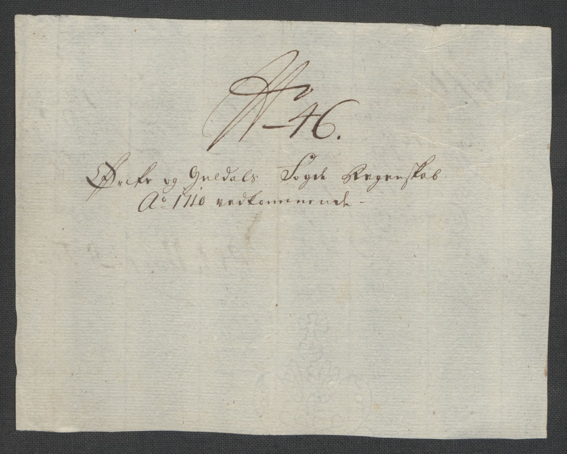 Rentekammeret inntil 1814, Reviderte regnskaper, Fogderegnskap, RA/EA-4092/R60/L3960: Fogderegnskap Orkdal og Gauldal, 1710, p. 394