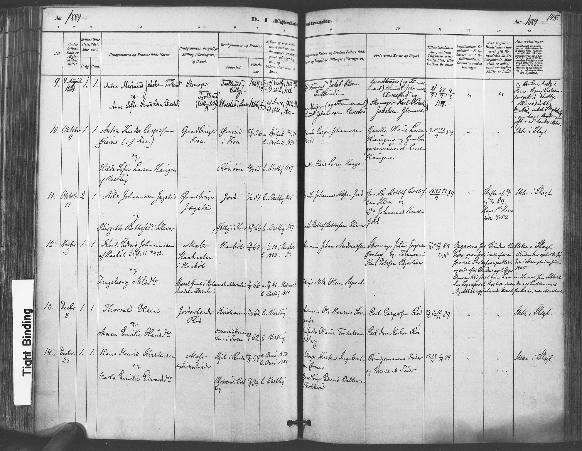 Vestby prestekontor Kirkebøker, AV/SAO-A-10893/F/Fa/L0009: Parish register (official) no. I 9, 1878-1900, p. 145