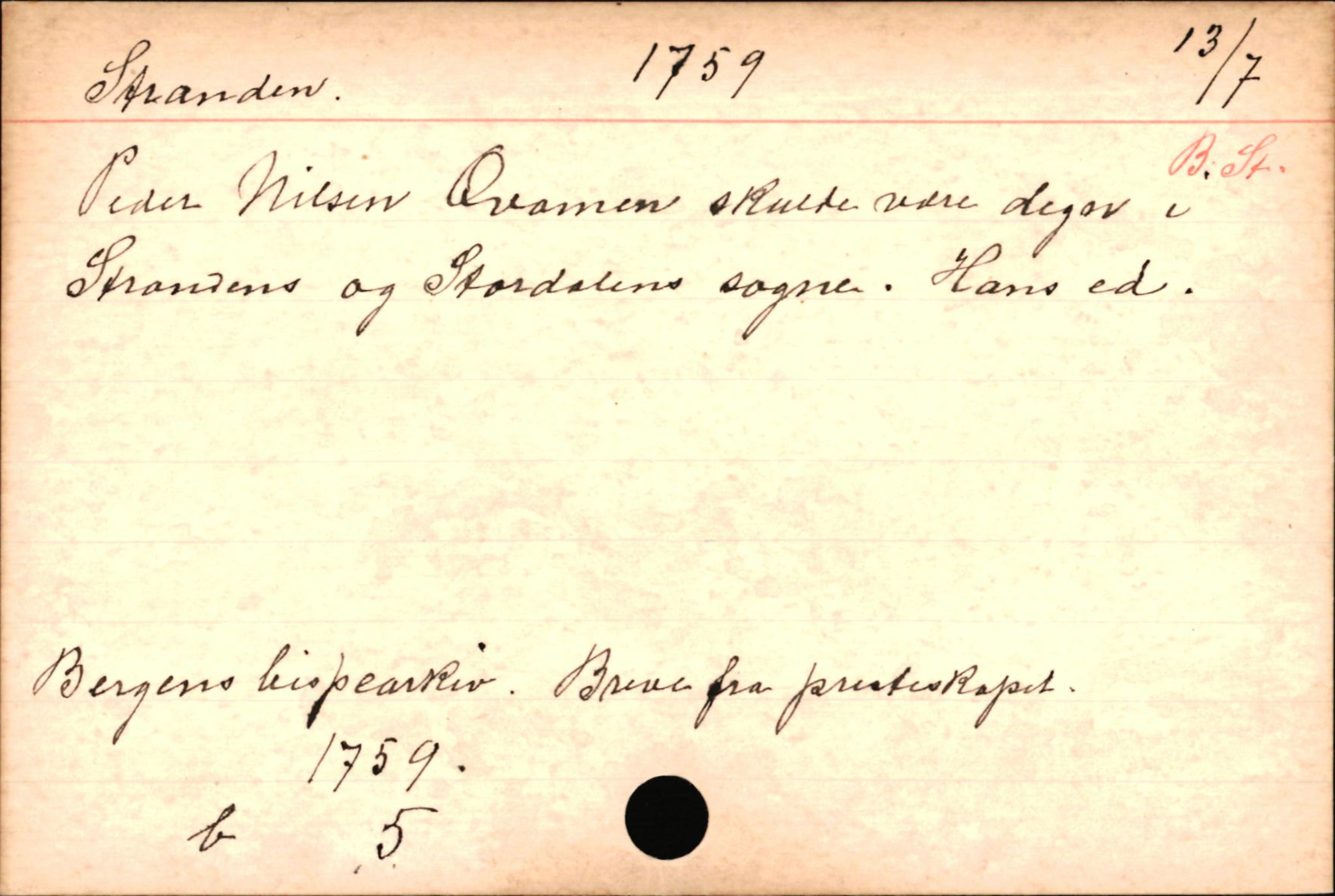 Haugen, Johannes - lærer, AV/SAB-SAB/PA-0036/01/L0001: Om klokkere og lærere, 1521-1904, p. 10985