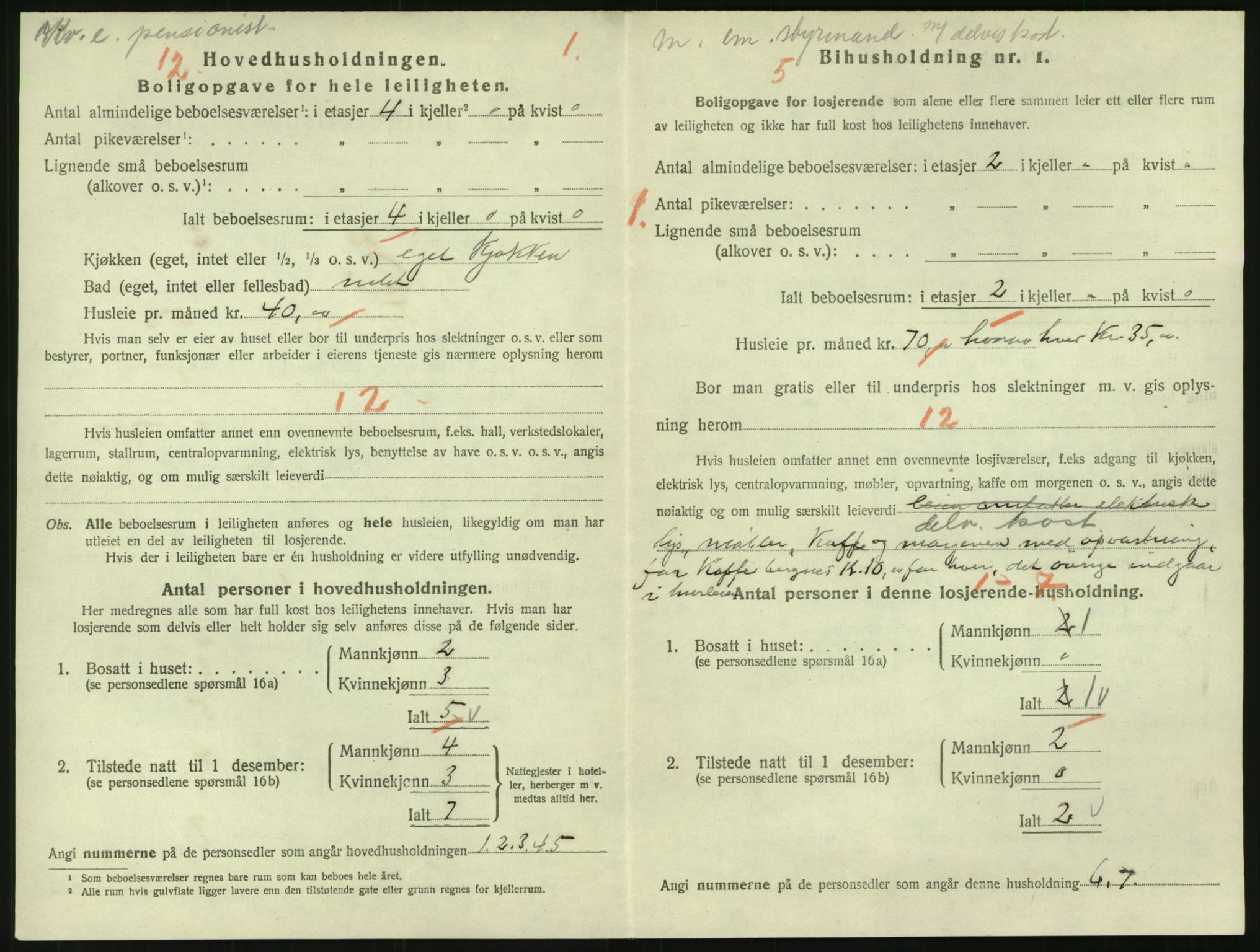 SAK, 1920 census for Risør, 1920, p. 1538