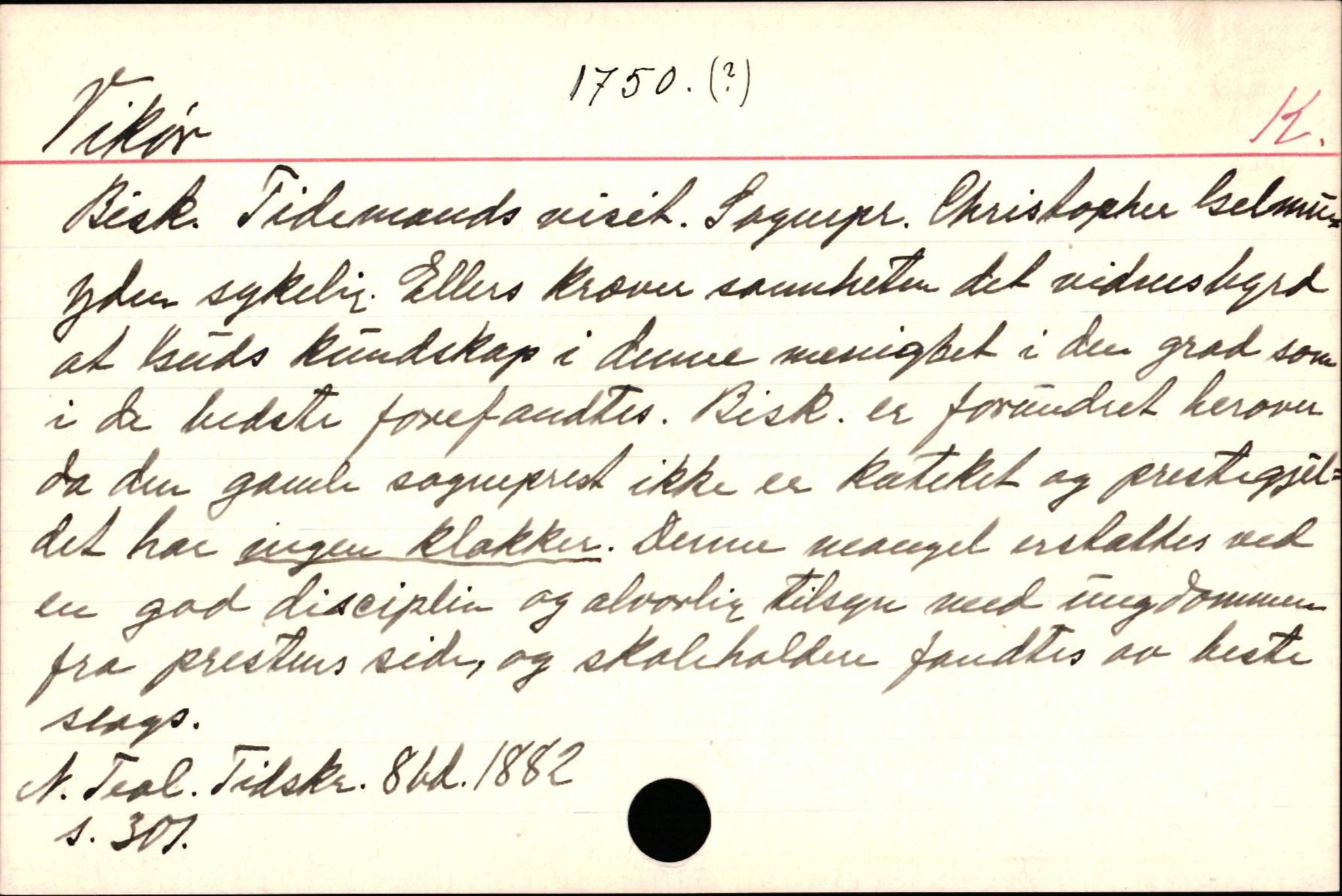 Haugen, Johannes - lærer, AV/SAB-SAB/PA-0036/01/L0001: Om klokkere og lærere, 1521-1904, p. 5603