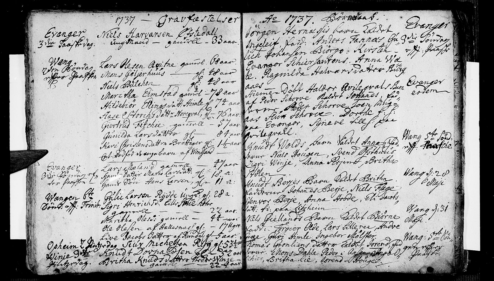 Voss sokneprestembete, AV/SAB-A-79001/H/Haa: Parish register (official) no. A 5, 1736-1743, p. 29