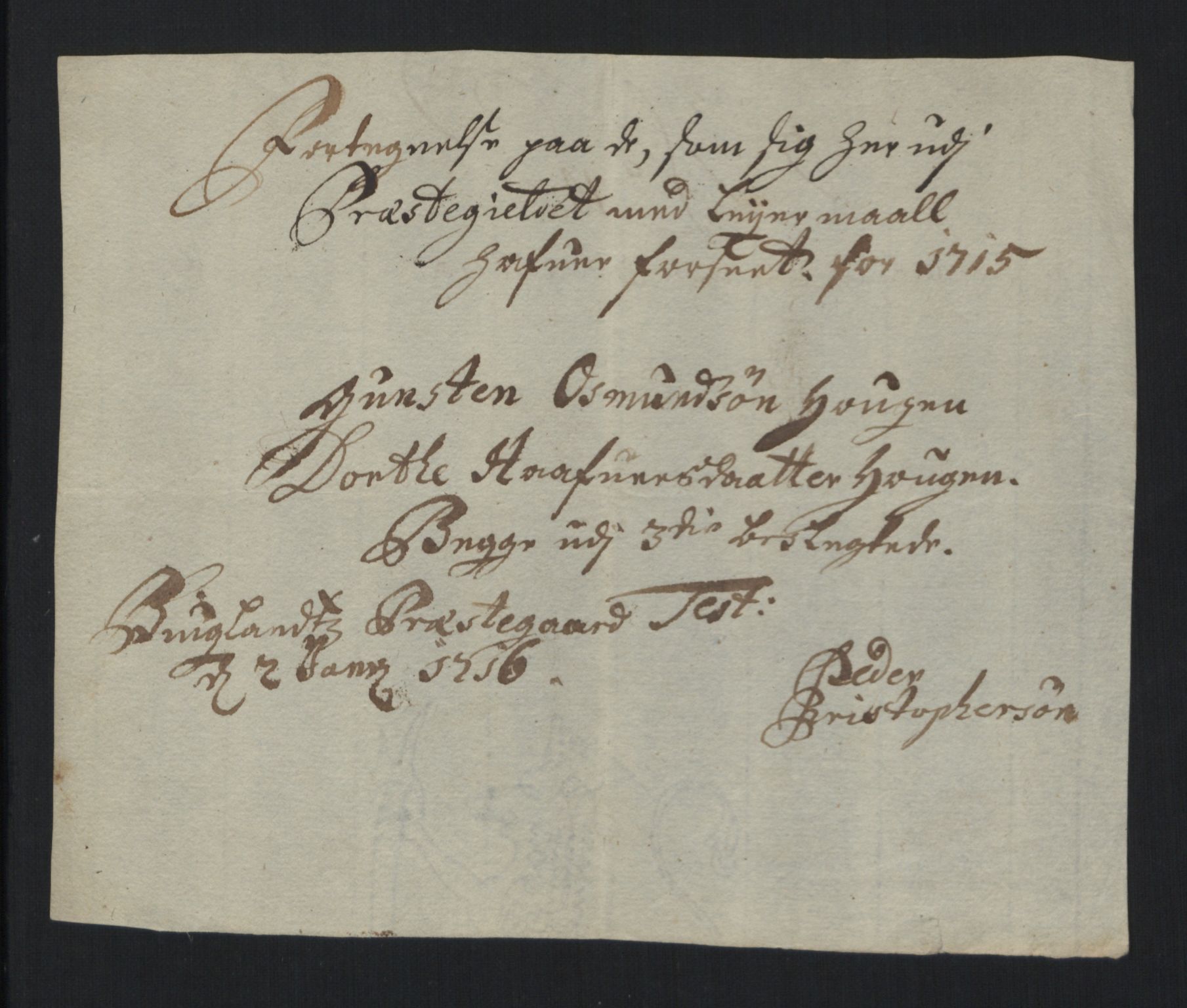 Rentekammeret inntil 1814, Reviderte regnskaper, Fogderegnskap, RA/EA-4092/R40/L2451: Fogderegnskap Råbyggelag, 1714-1715, p. 324