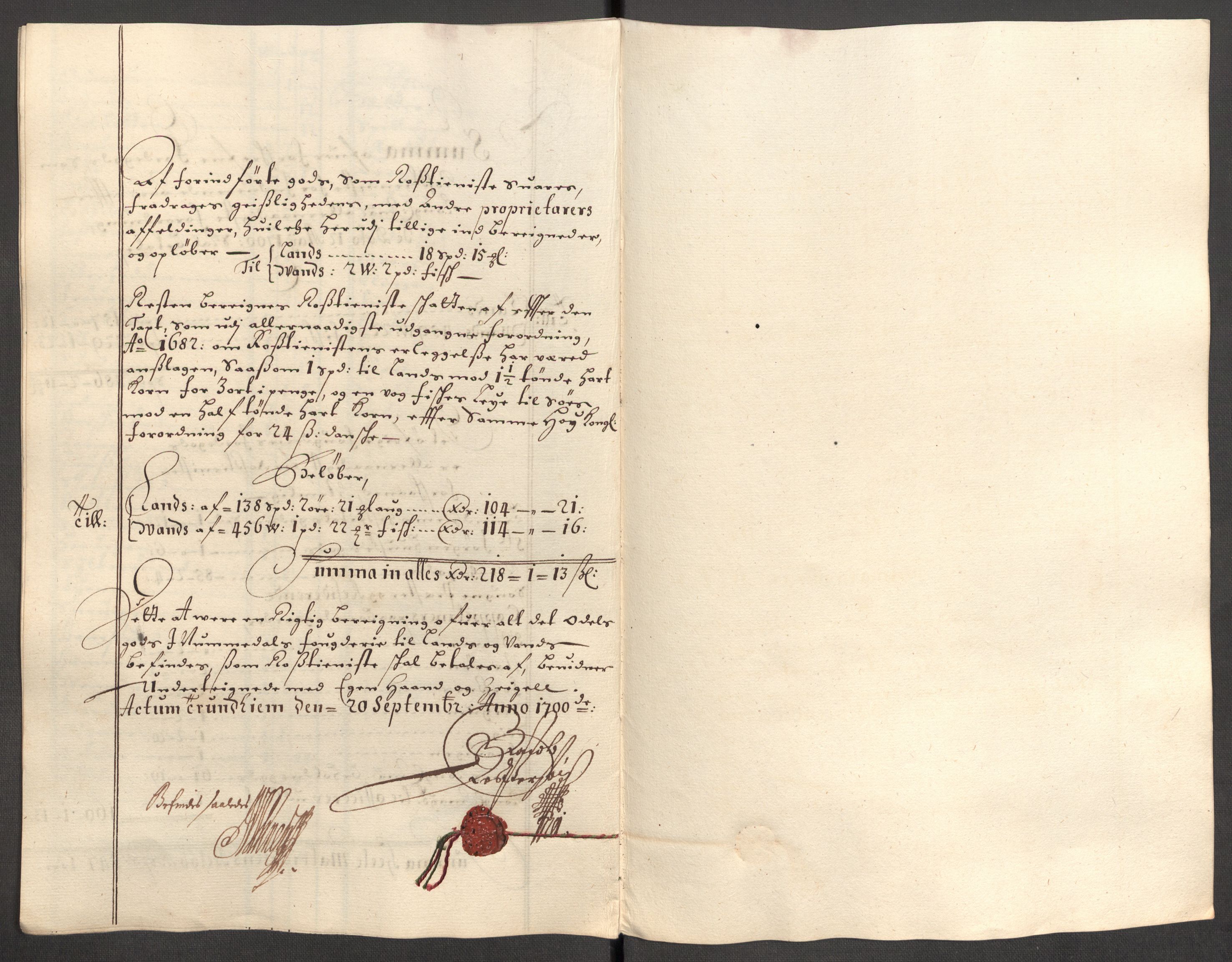 Rentekammeret inntil 1814, Reviderte regnskaper, Fogderegnskap, RA/EA-4092/R64/L4426: Fogderegnskap Namdal, 1699-1700, p. 289