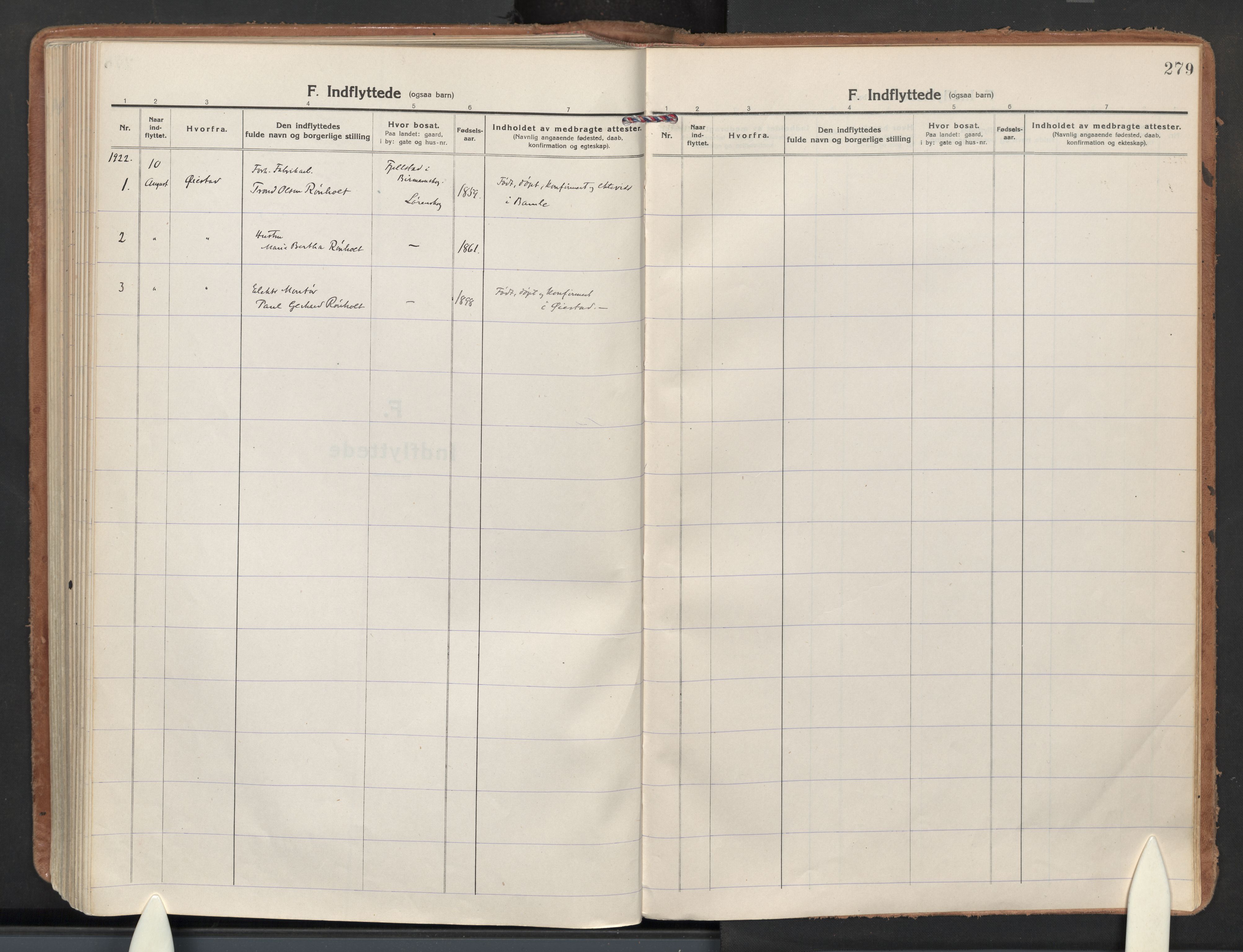 Skedsmo prestekontor Kirkebøker, AV/SAO-A-10033a/F/Fb/L0003: Parish register (official) no. II 3, 1921-1936, p. 279