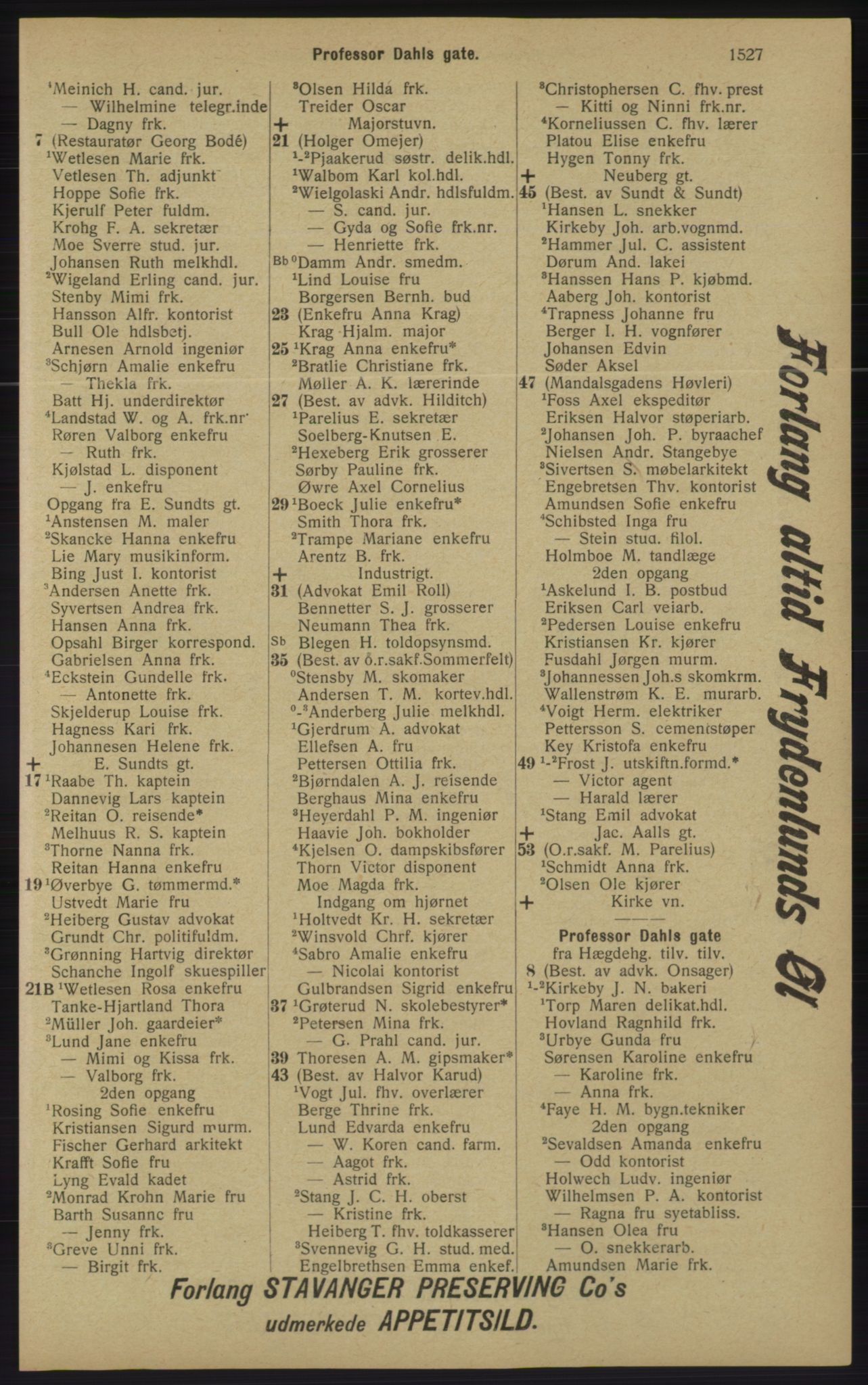 Kristiania/Oslo adressebok, PUBL/-, 1913, p. 1483