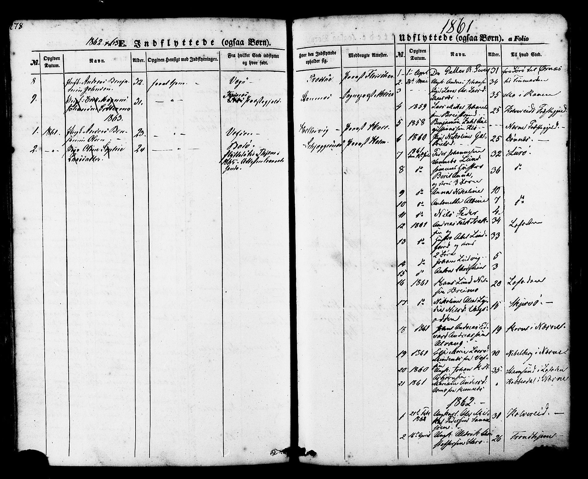 Ministerialprotokoller, klokkerbøker og fødselsregistre - Nordland, AV/SAT-A-1459/830/L0448: Parish register (official) no. 830A12, 1855-1878, p. 278