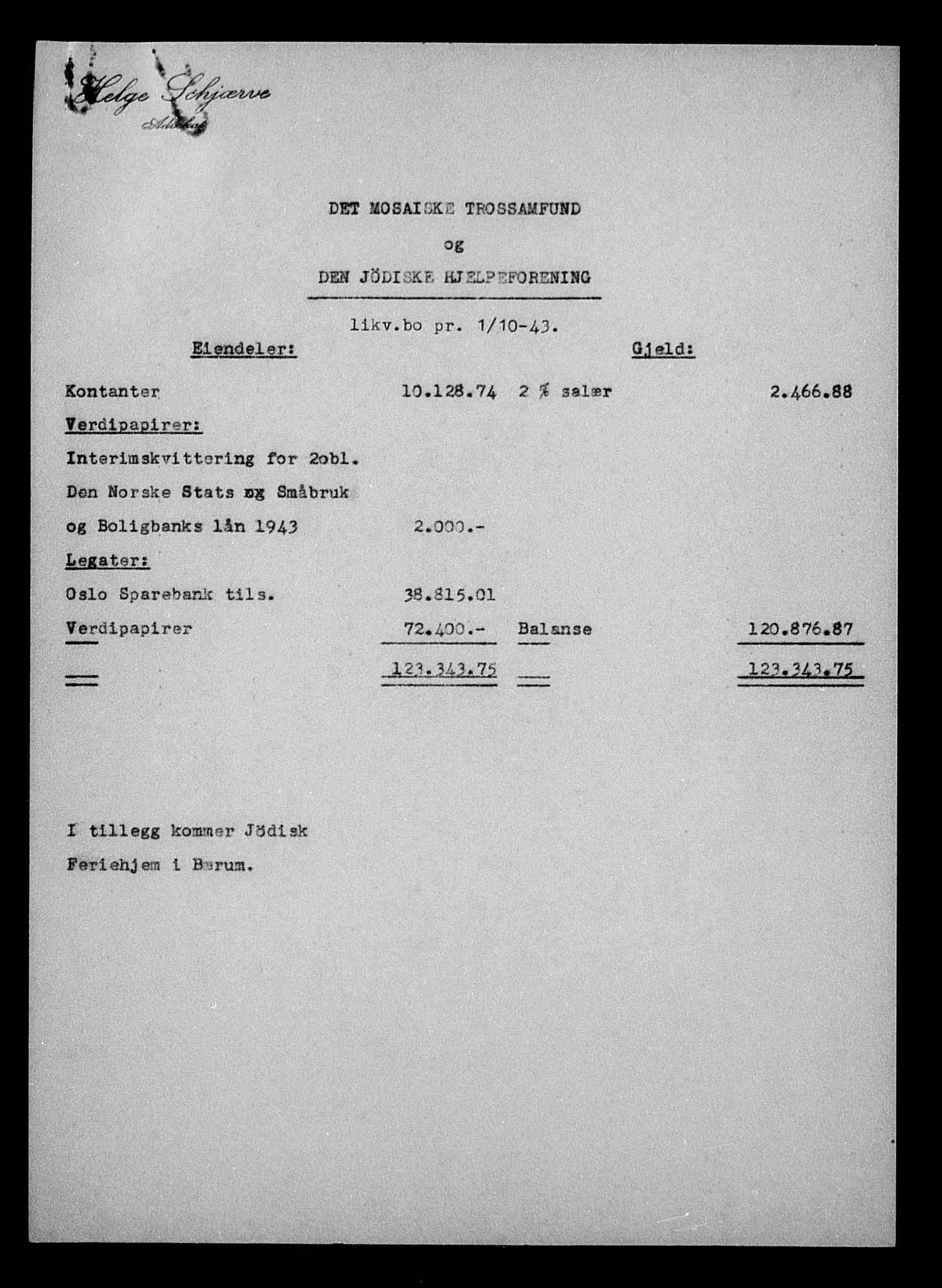 Justisdepartementet, Tilbakeføringskontoret for inndratte formuer, AV/RA-S-1564/H/Hc/Hcc/L0930: --, 1945-1947, p. 105