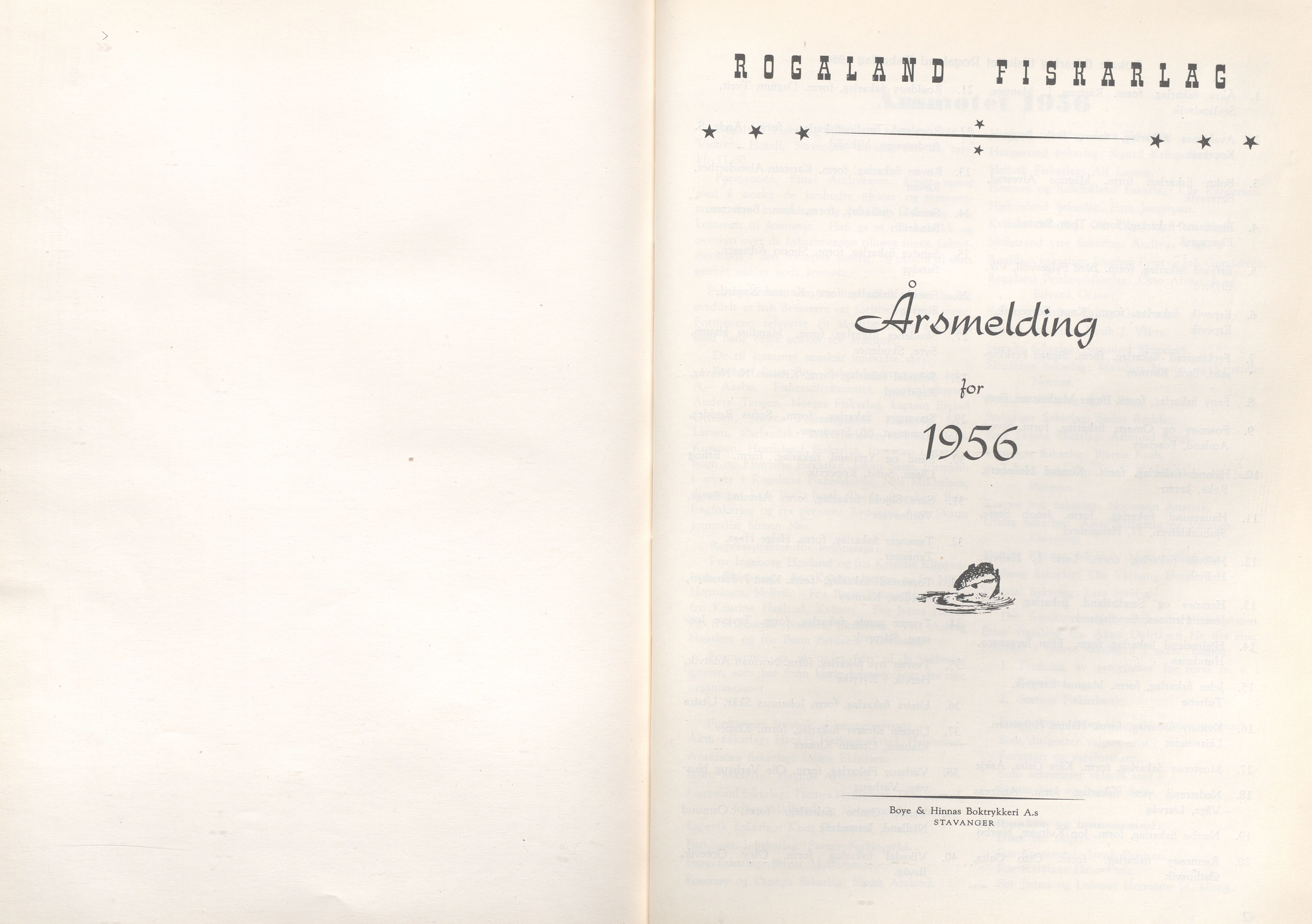 Rogaland fylkeskommune - Fylkesrådmannen , IKAR/A-900/A/Aa/Aaa/L0076: Møtebok , 1957