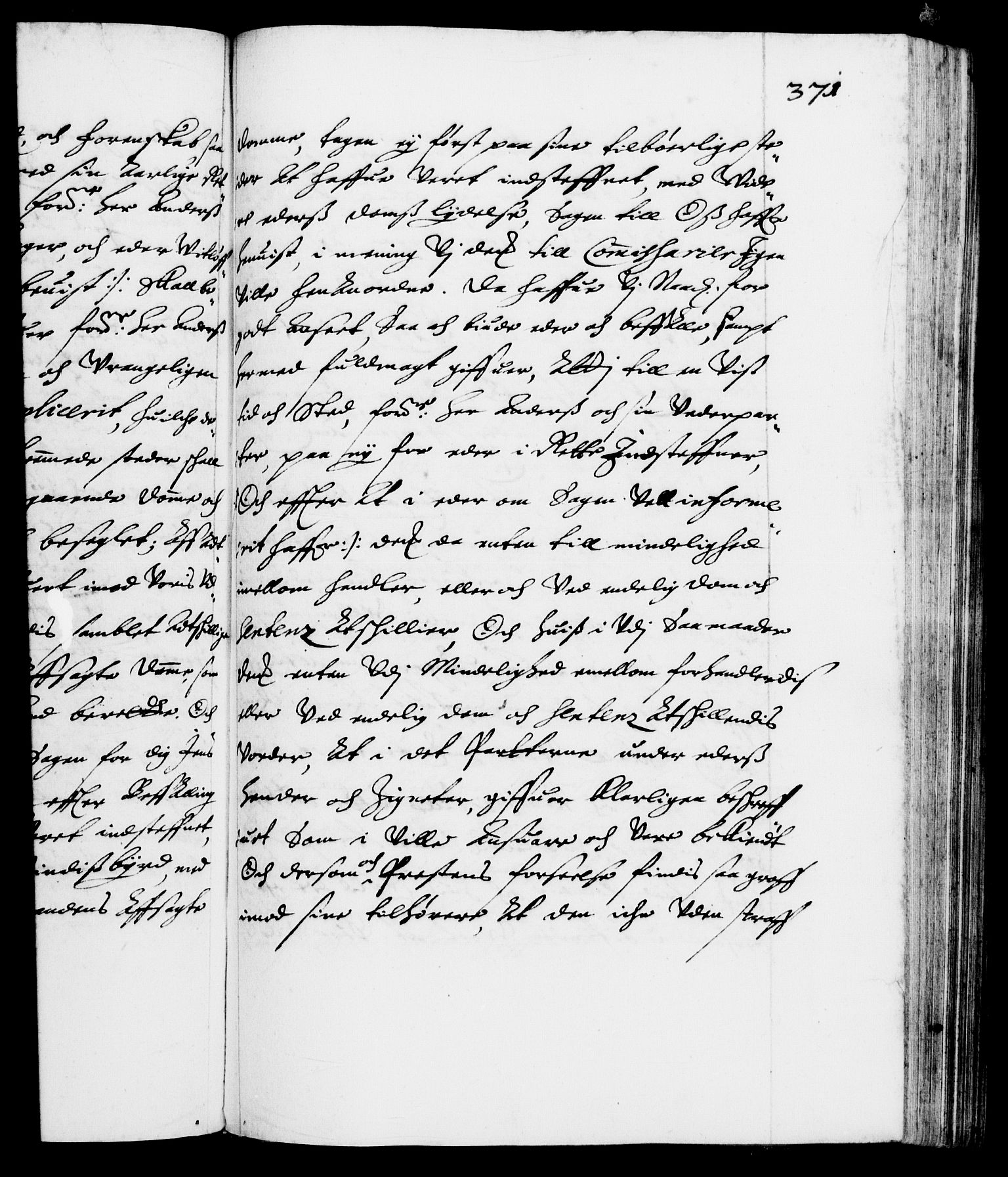 Danske Kanselli 1572-1799, AV/RA-EA-3023/F/Fc/Fca/Fcab/L0006: Norske tegnelser (mikrofilm), 1634-1639, p. 371a