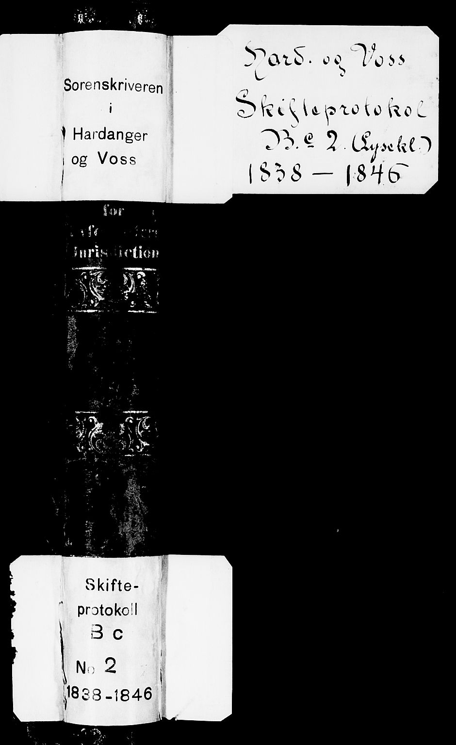 Hardanger og Voss sorenskriveri, AV/SAB-A-2501/4/4A/4Ab/L0002: Skifterettsprotokoll for Lysekloster gods, 1838-1846