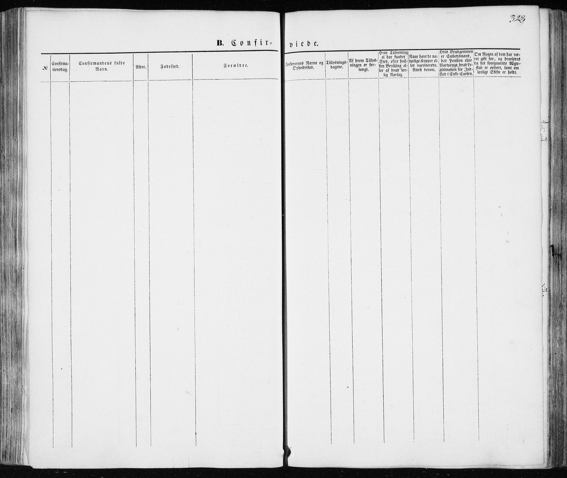 Ministerialprotokoller, klokkerbøker og fødselsregistre - Møre og Romsdal, AV/SAT-A-1454/586/L0984: Parish register (official) no. 586A10, 1844-1856, p. 323