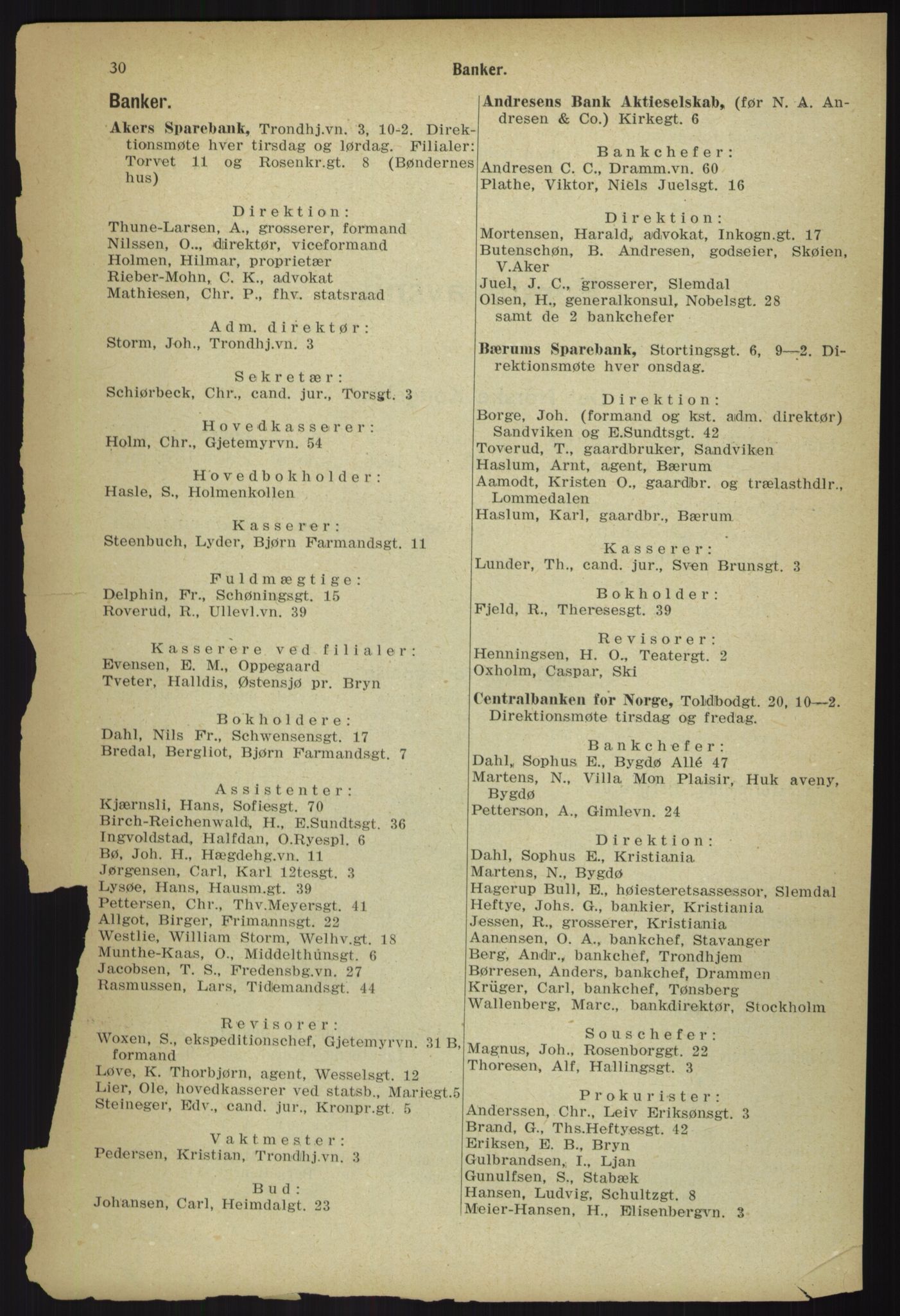 Kristiania/Oslo adressebok, PUBL/-, 1918, p. 37