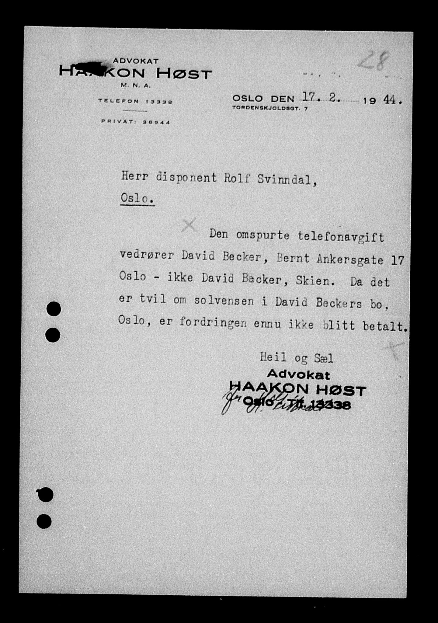 Justisdepartementet, Tilbakeføringskontoret for inndratte formuer, AV/RA-S-1564/H/Hc/Hcd/L0990: --, 1945-1947, p. 16