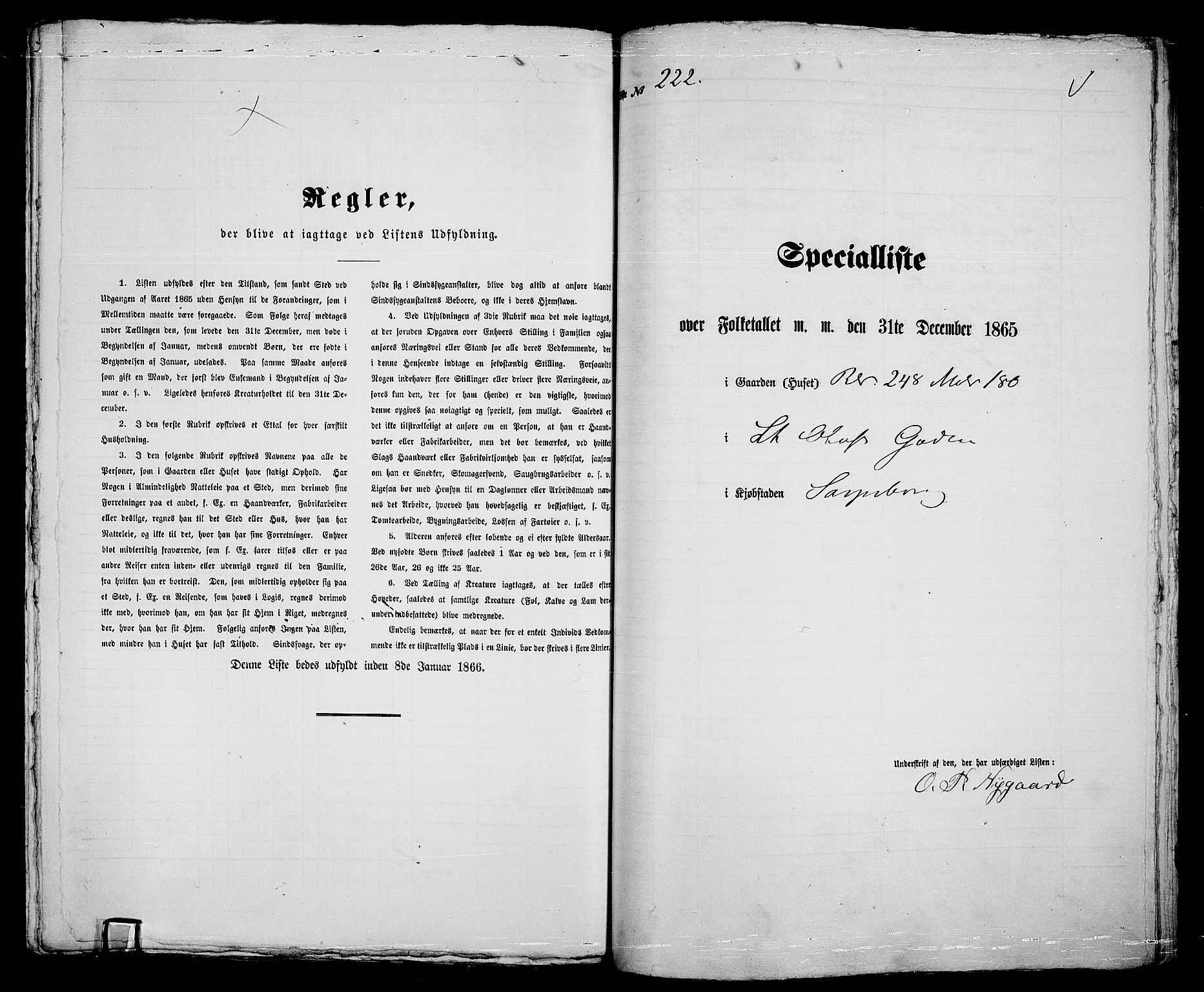 RA, 1865 census for Sarpsborg, 1865, p. 451