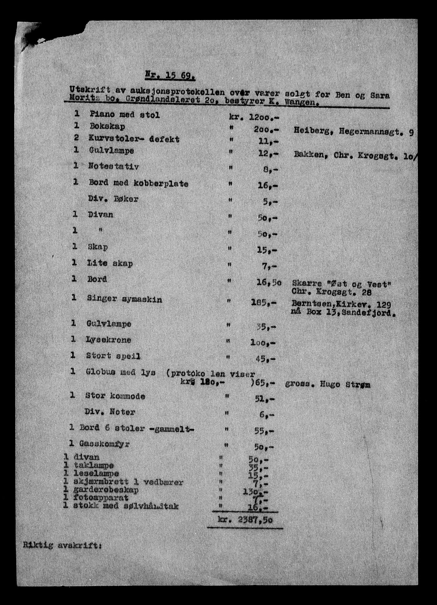 Justisdepartementet, Tilbakeføringskontoret for inndratte formuer, AV/RA-S-1564/H/Hc/Hcc/L0966: --, 1945-1947, p. 32