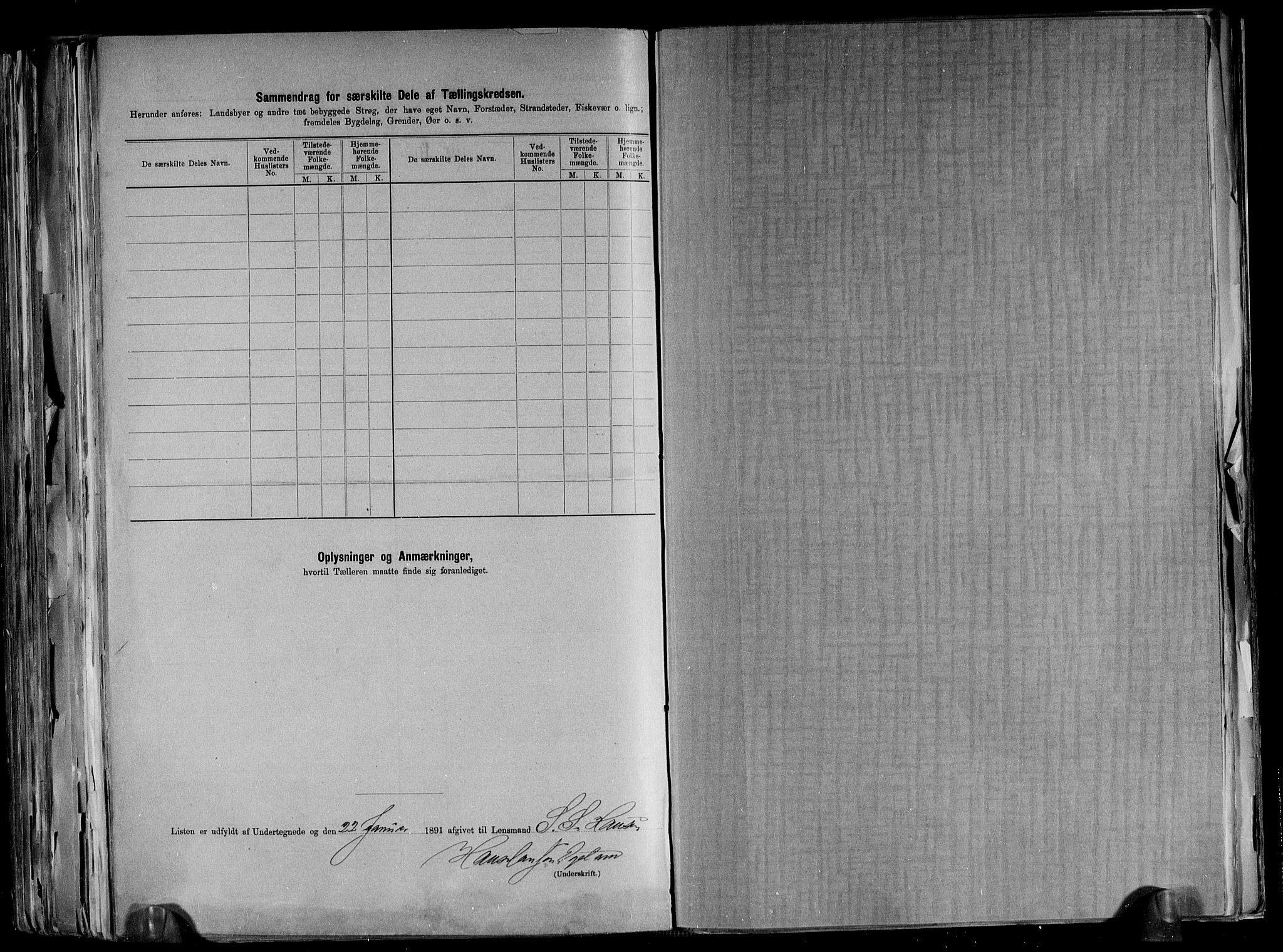 RA, 1891 census for 1037 Kvinesdal, 1891, p. 34