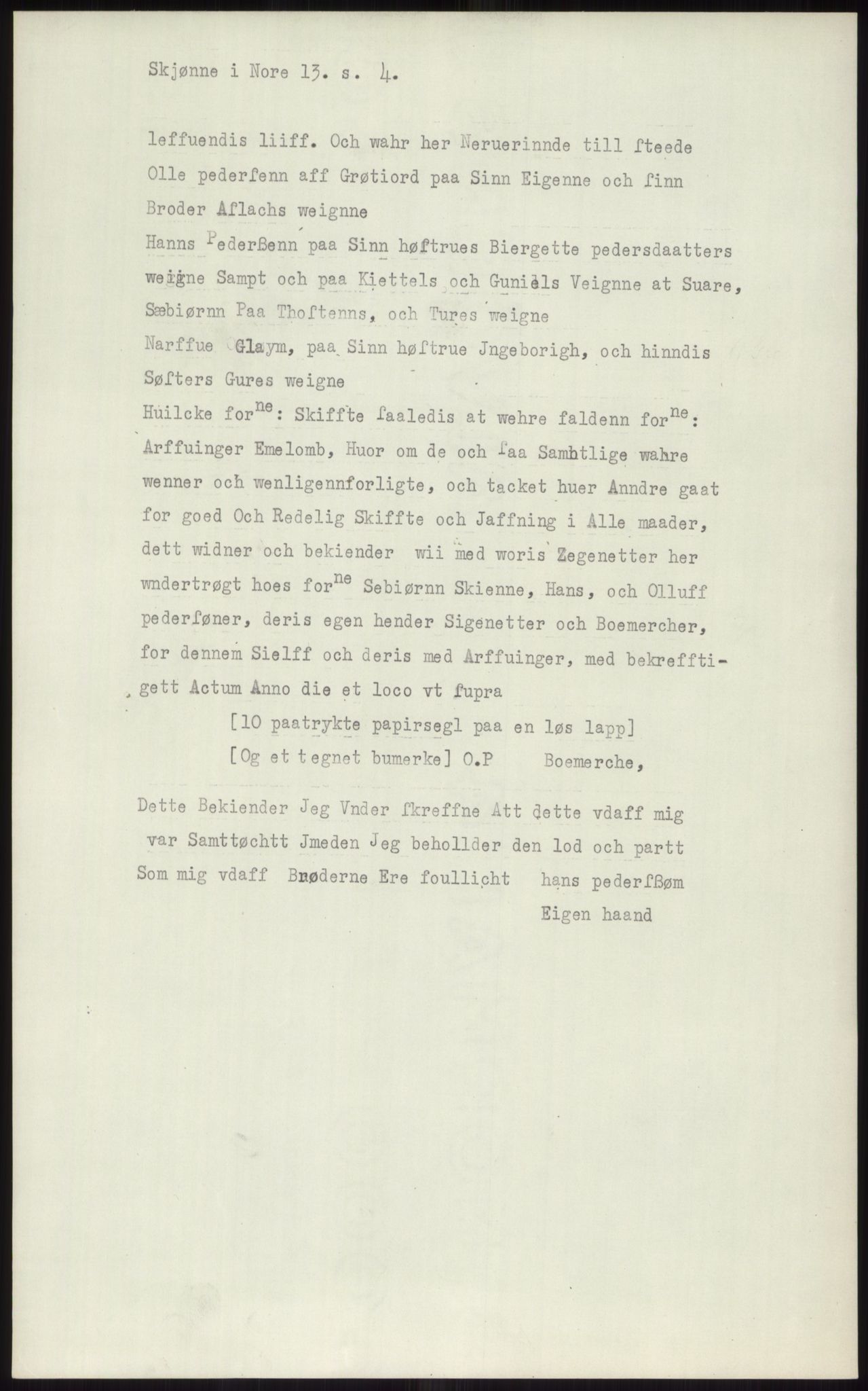 Samlinger til kildeutgivelse, Diplomavskriftsamlingen, AV/RA-EA-4053/H/Ha, p. 675