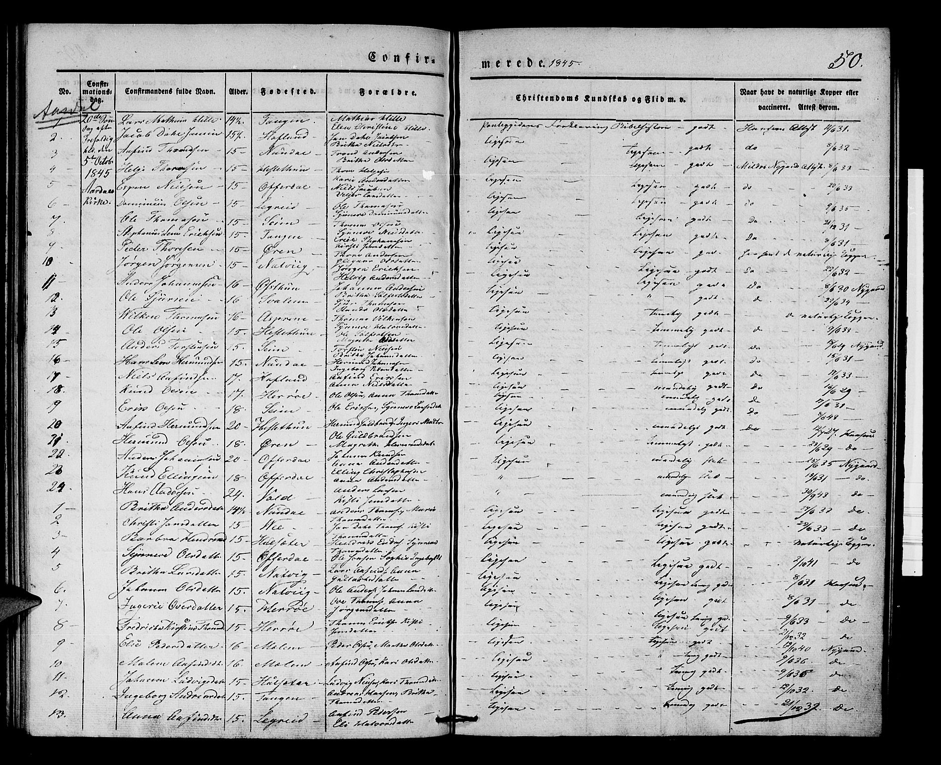 Lærdal sokneprestembete, SAB/A-81201: Parish register (official) no. A 7, 1835-1846, p. 50
