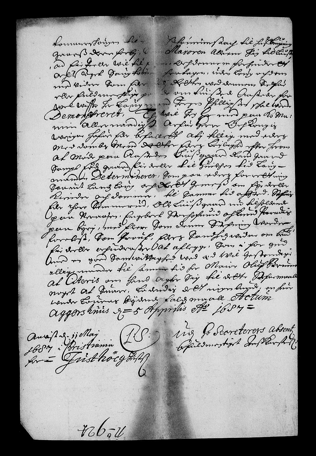 Stattholderembetet 1572-1771, RA/EA-2870/Af/L0001: Avskrifter av vedlegg til originale supplikker, nummerert i samsvar med supplikkbøkene, 1683-1687, p. 90