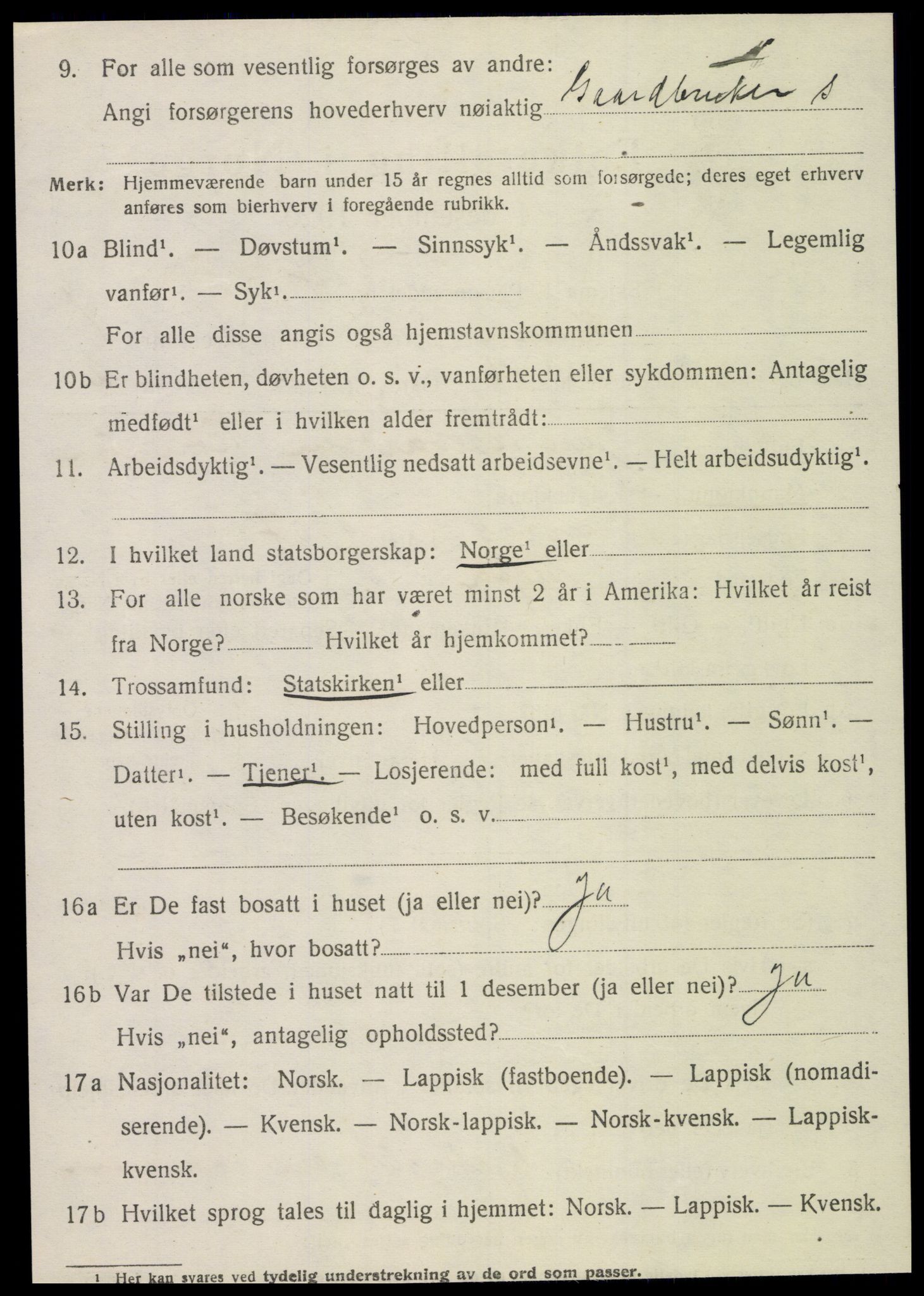 SAT, 1920 census for Hegra, 1920, p. 1553