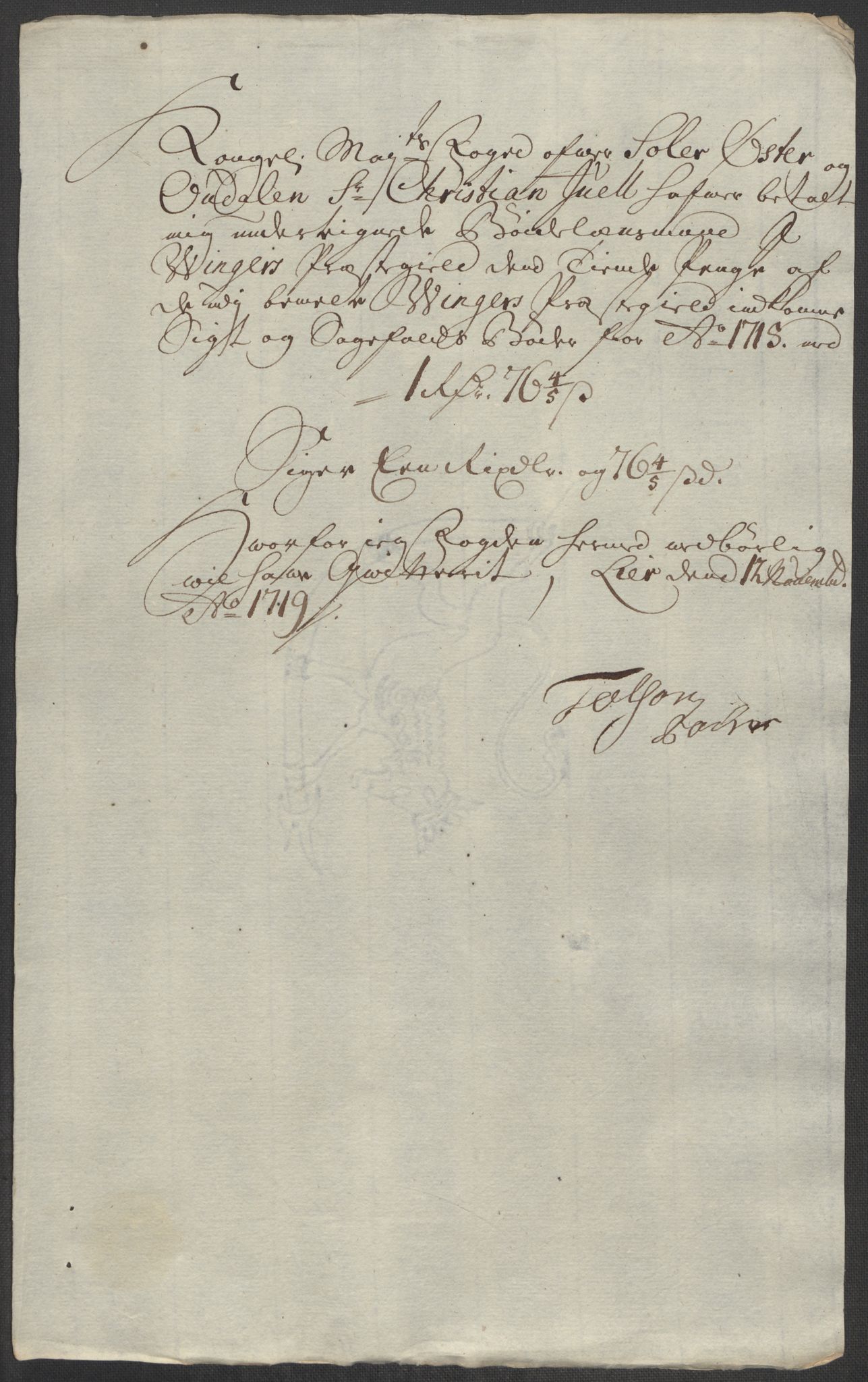 Rentekammeret inntil 1814, Reviderte regnskaper, Fogderegnskap, AV/RA-EA-4092/R13/L0854: Fogderegnskap Solør, Odal og Østerdal, 1715, p. 166