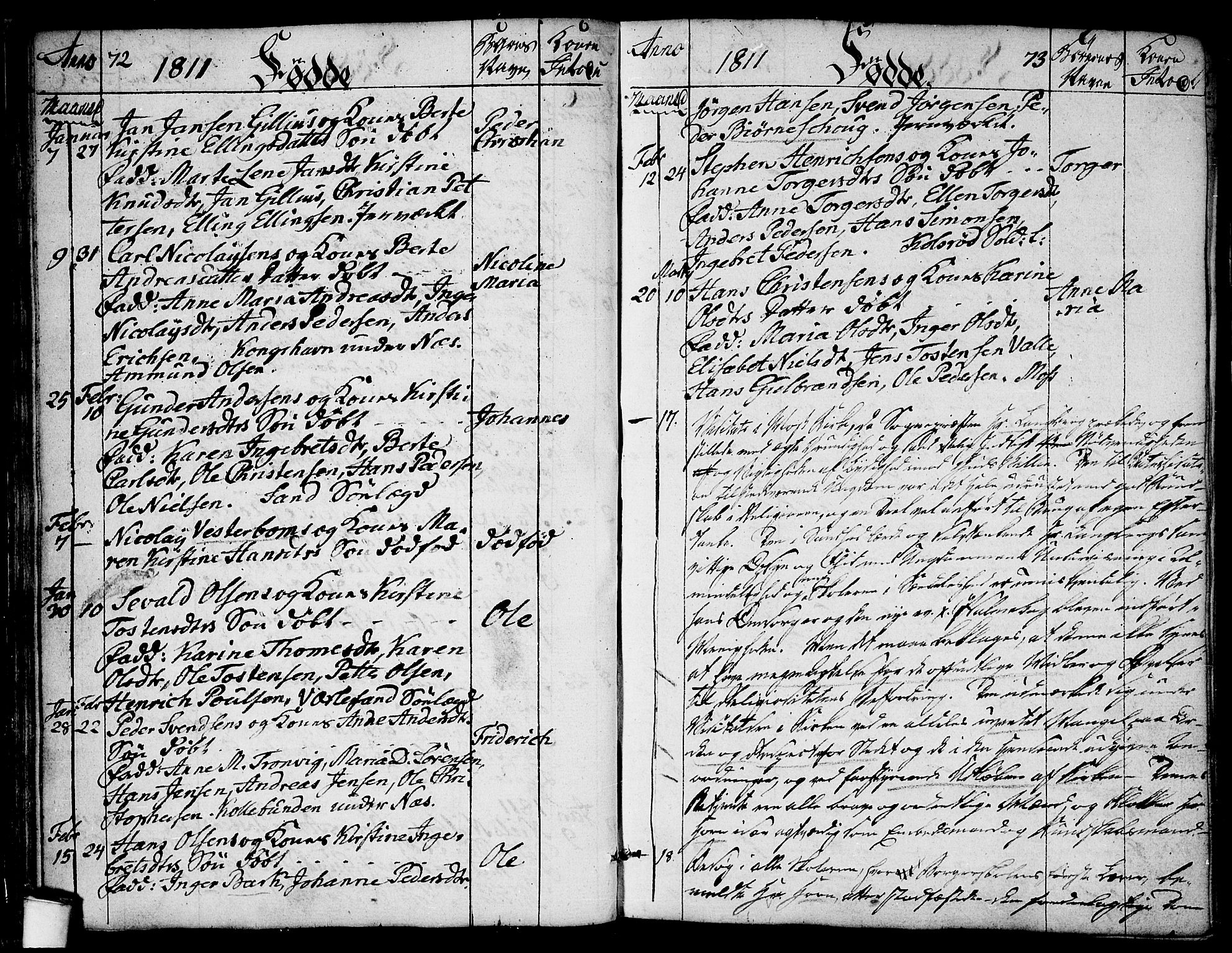 Moss prestekontor Kirkebøker, SAO/A-2003/F/Fa/L0003: Parish register (official) no. I 3, 1779-1814, p. 72-73