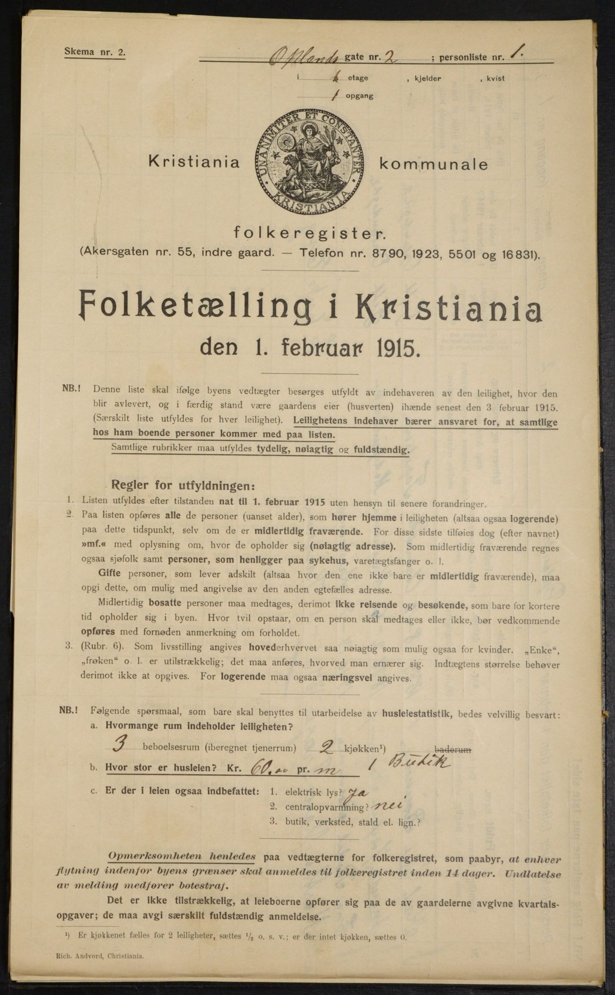 OBA, Municipal Census 1915 for Kristiania, 1915, p. 75228