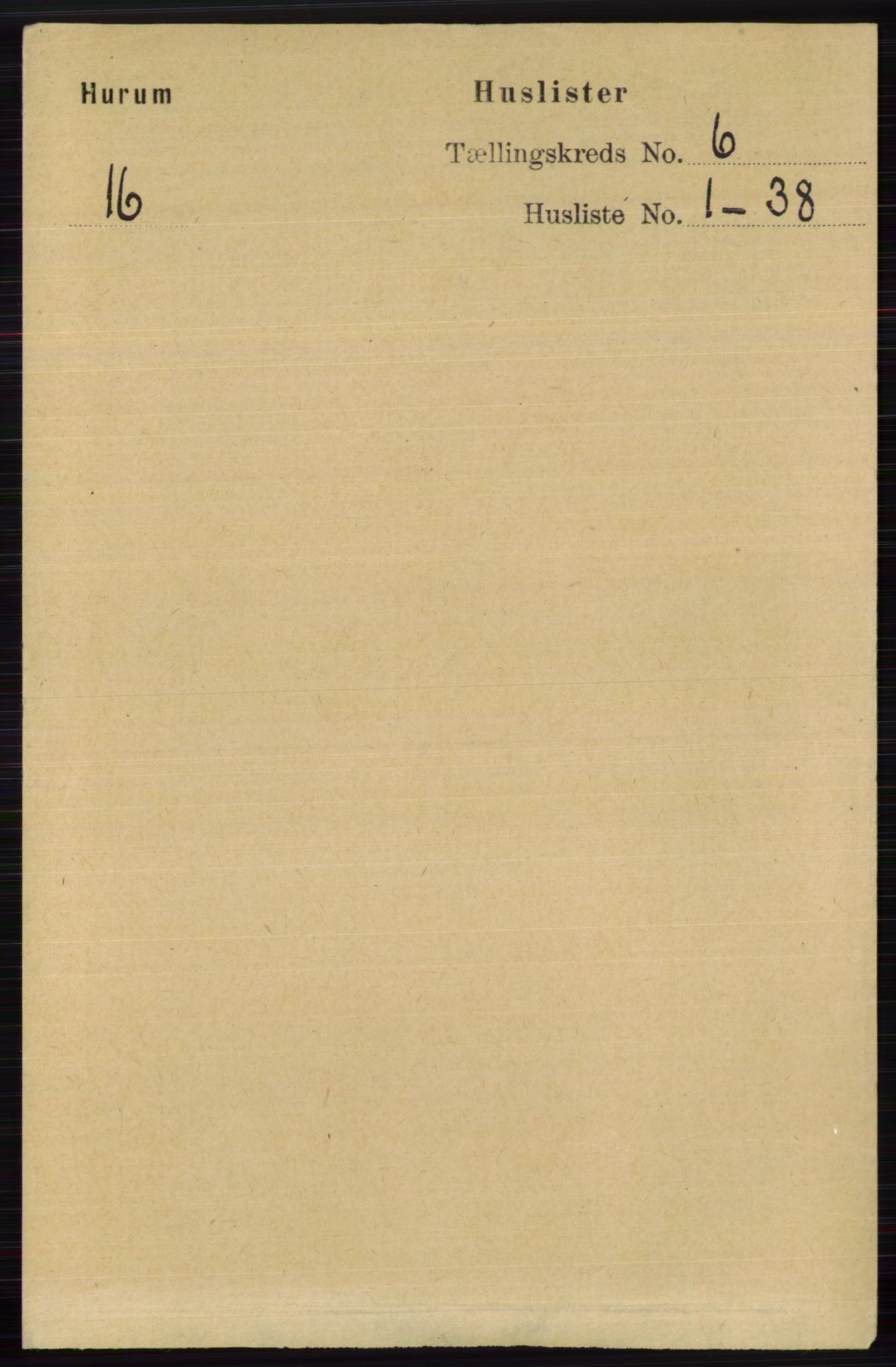 RA, 1891 census for 0628 Hurum, 1891, p. 1936