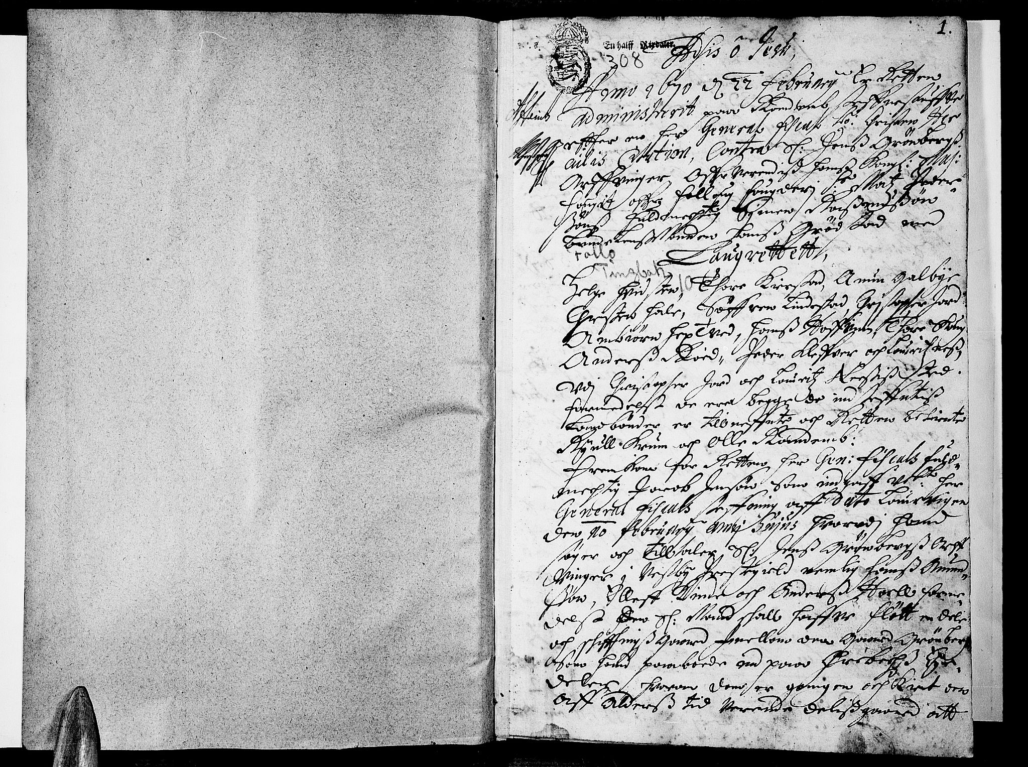 Follo sorenskriveri, AV/SAO-A-10274/F/Fb/Fba/L0010: Tingbok, 1670-1672, p. 0b-1a